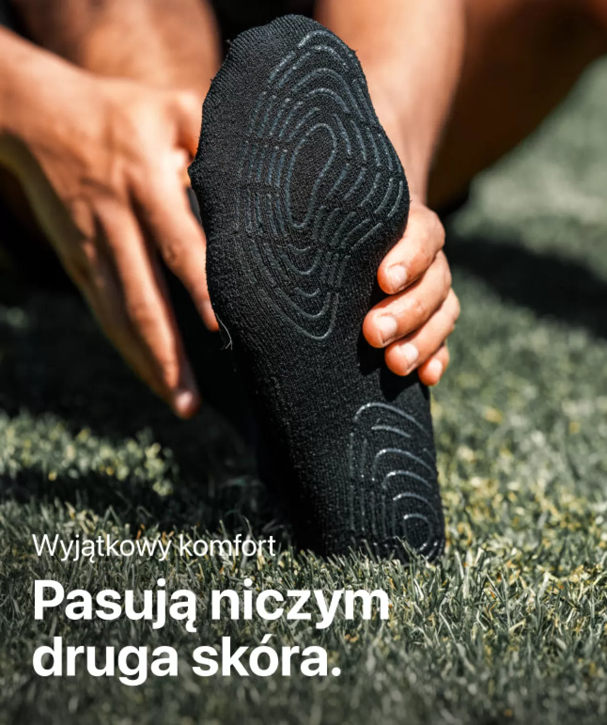Calzini Sportivi Titan Grip Antiscivolo - Nero Opaco Con Tecnologia Massima Aderenza