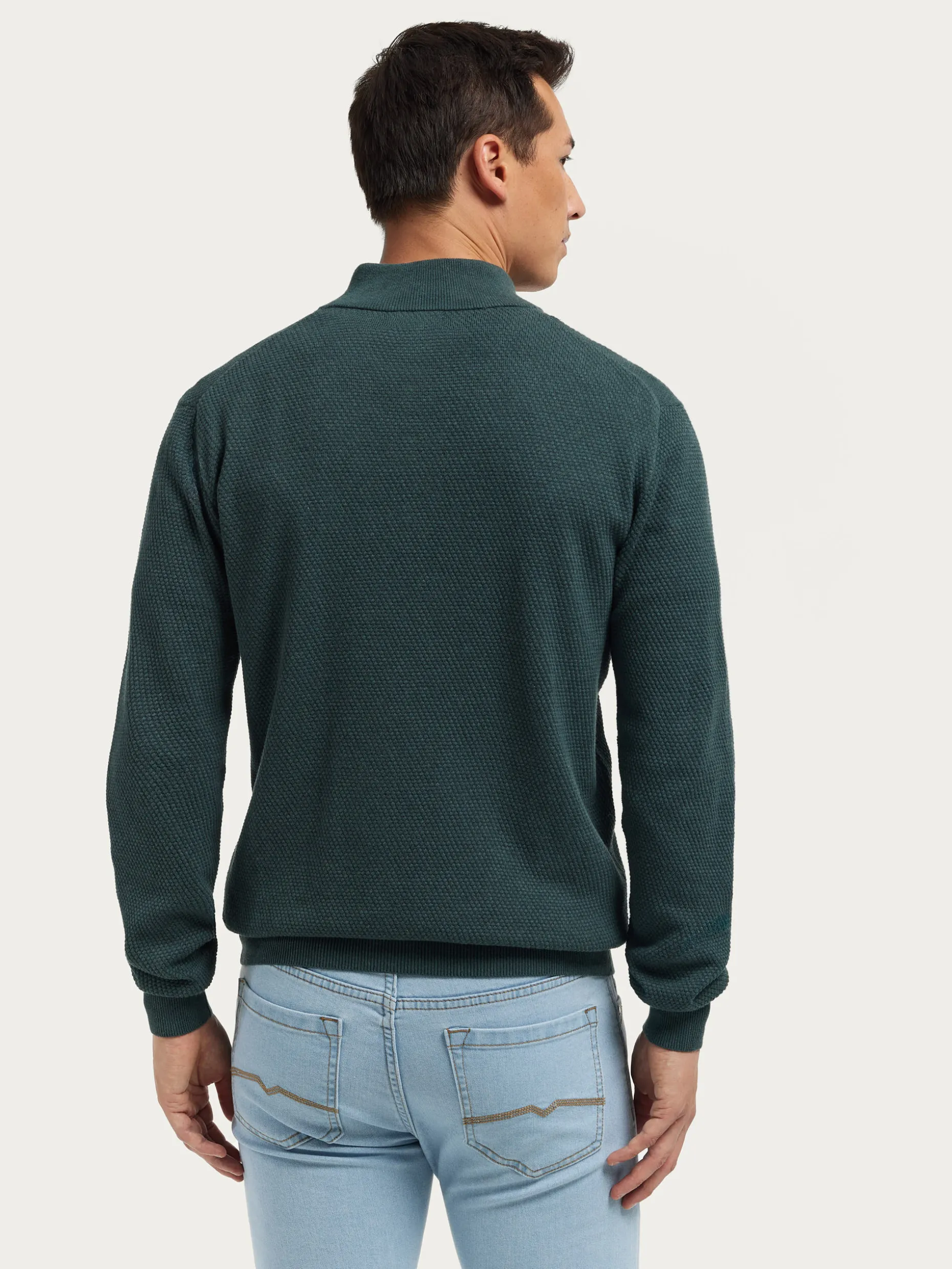 Alvaro Moreno Design - Maglia Elegante con Cerniera, Abbigliamento Stile Urbano per Autunno/Inverno