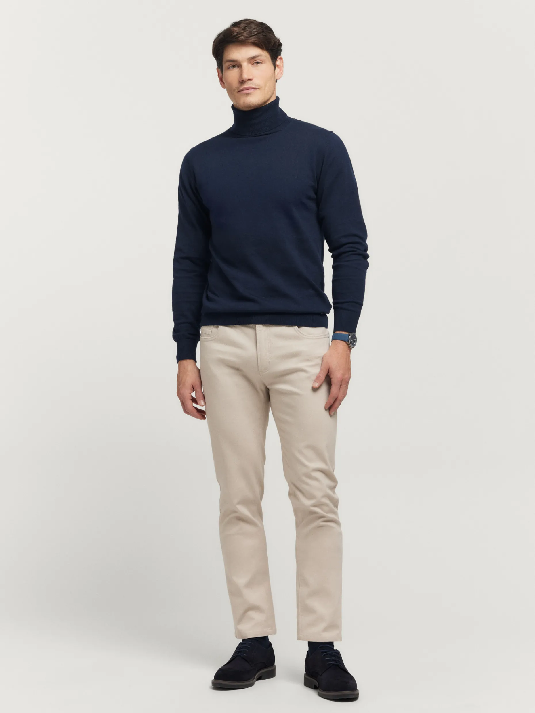 Girocollo in Maglia Jersey Confortevole - Design Esclusivo di Alvaro Moreno per Stile Casual-Chic