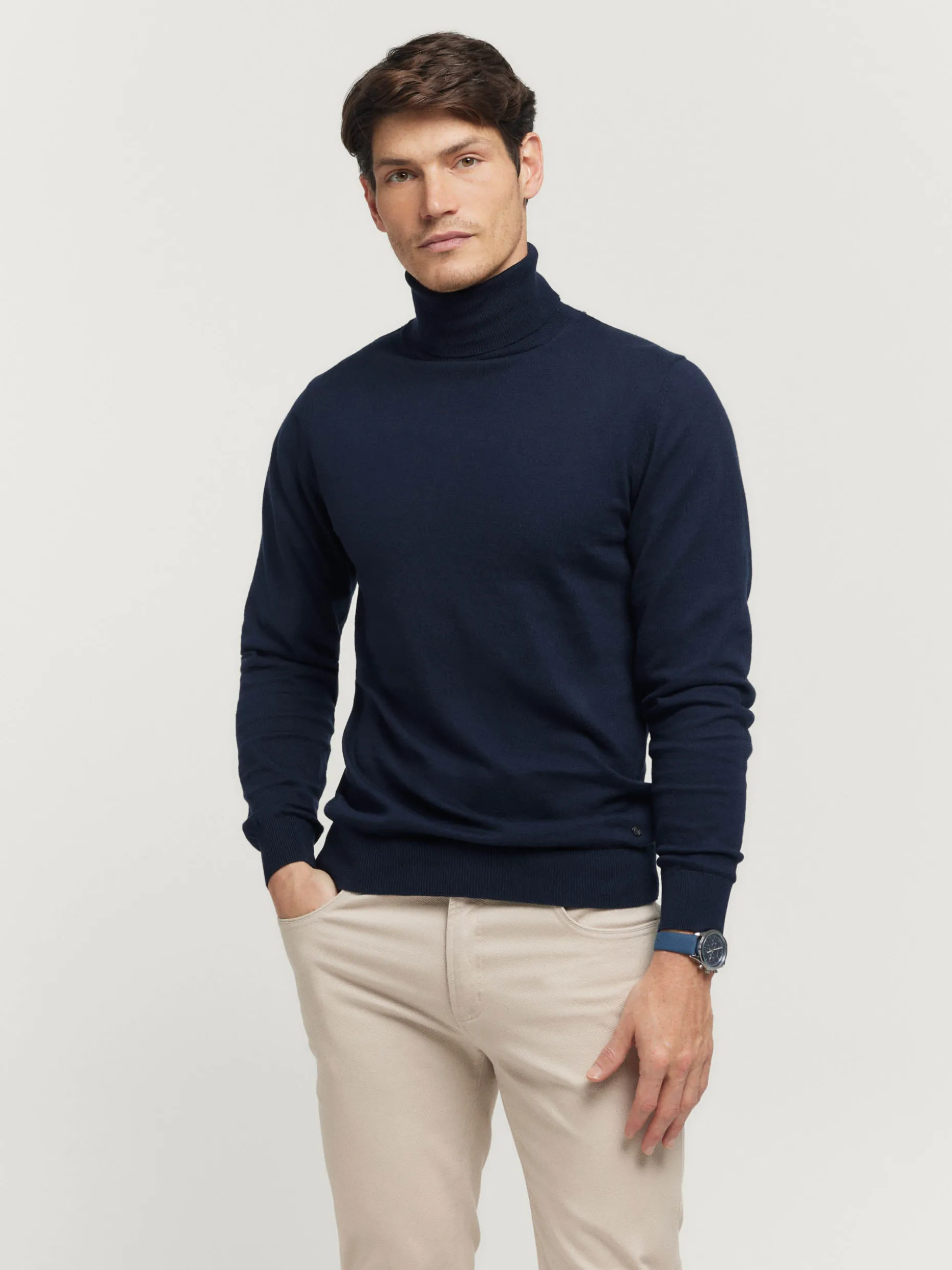 Girocollo in Maglia Jersey Confortevole - Design Esclusivo di Alvaro Moreno per Stile Casual-Chic