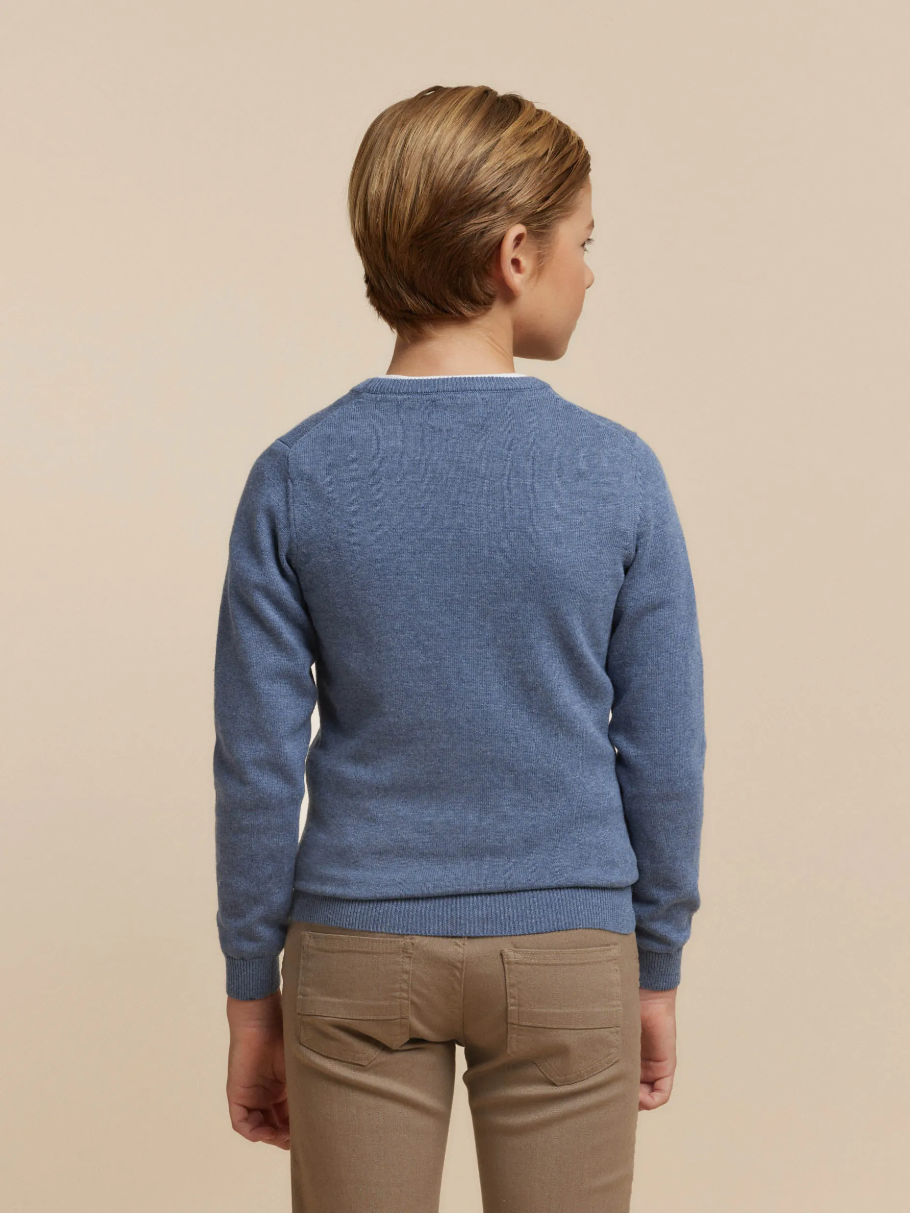 Maglietta Confortevole a Scollo Tondo per Bambini - Design Classico in Tessuto Jersey, Promo Esclusiva Alvaro Moreno