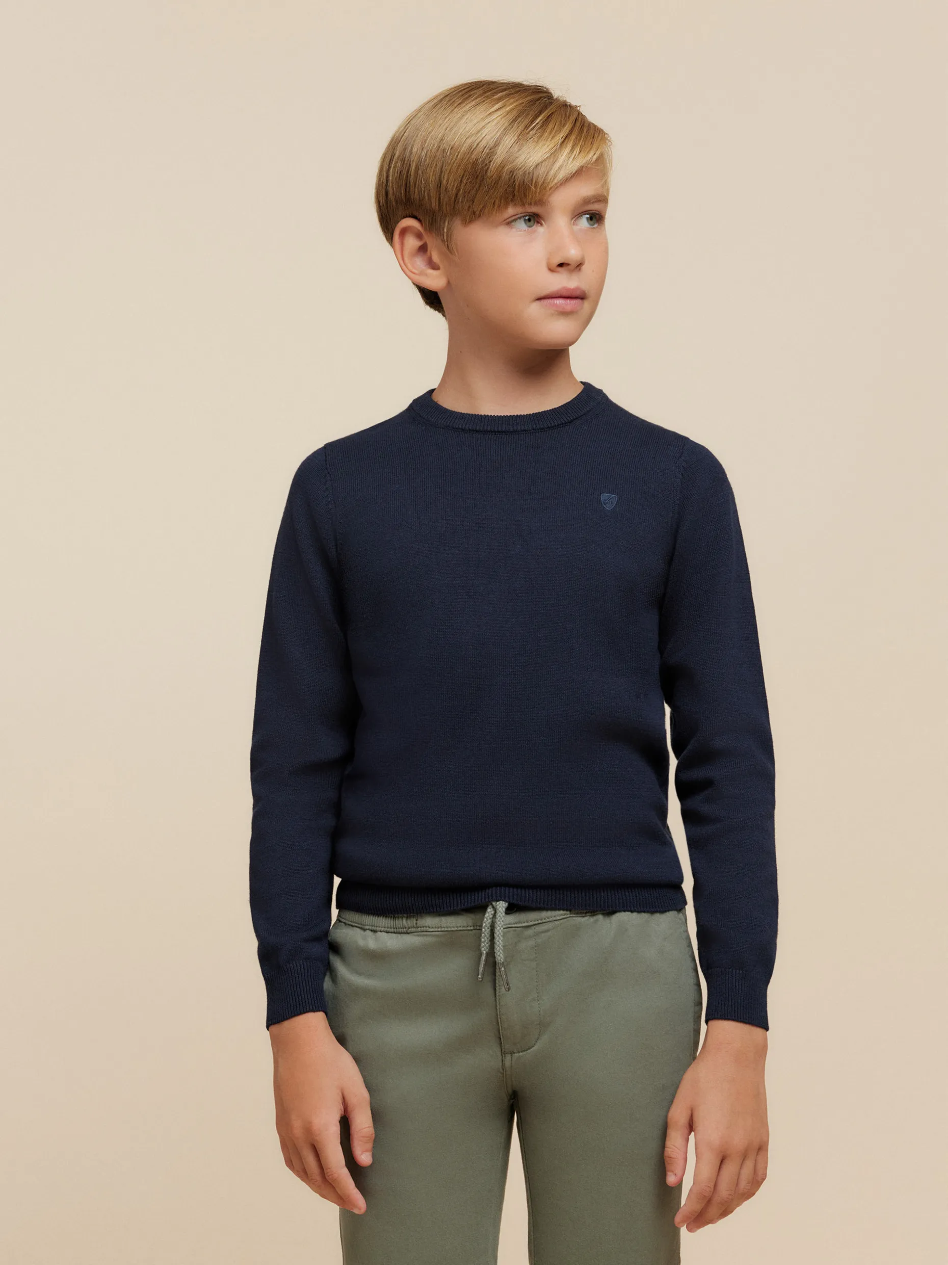 Maglione a Collo Tondo per Bambini - Design Confortevole di Alvaro Moreno, Prezzo Imperdibile