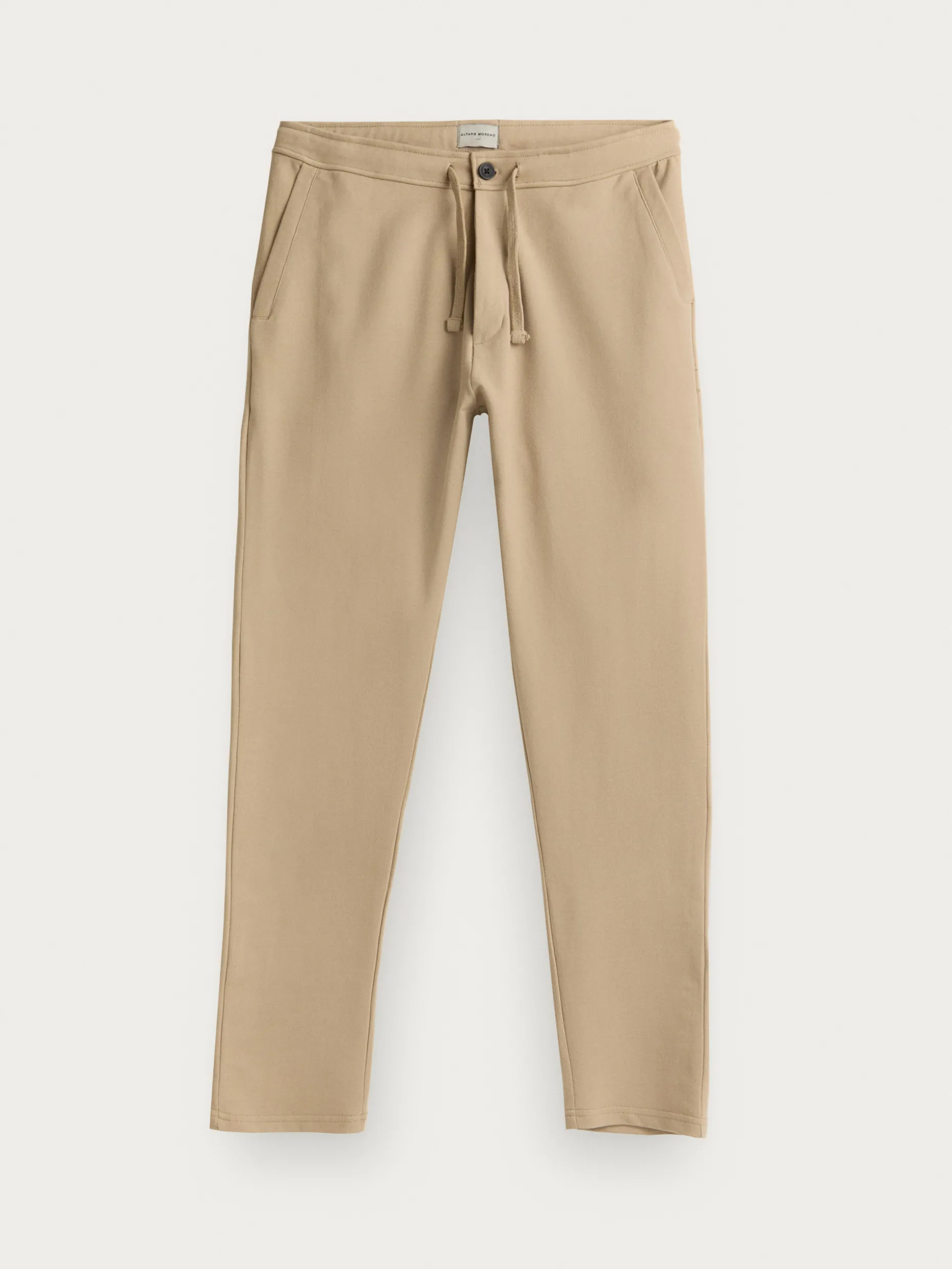 Pantaloni Jogger Chino in Cotone Con Cuciture Eleganti - Design Esclusivo Alvaro Moreno