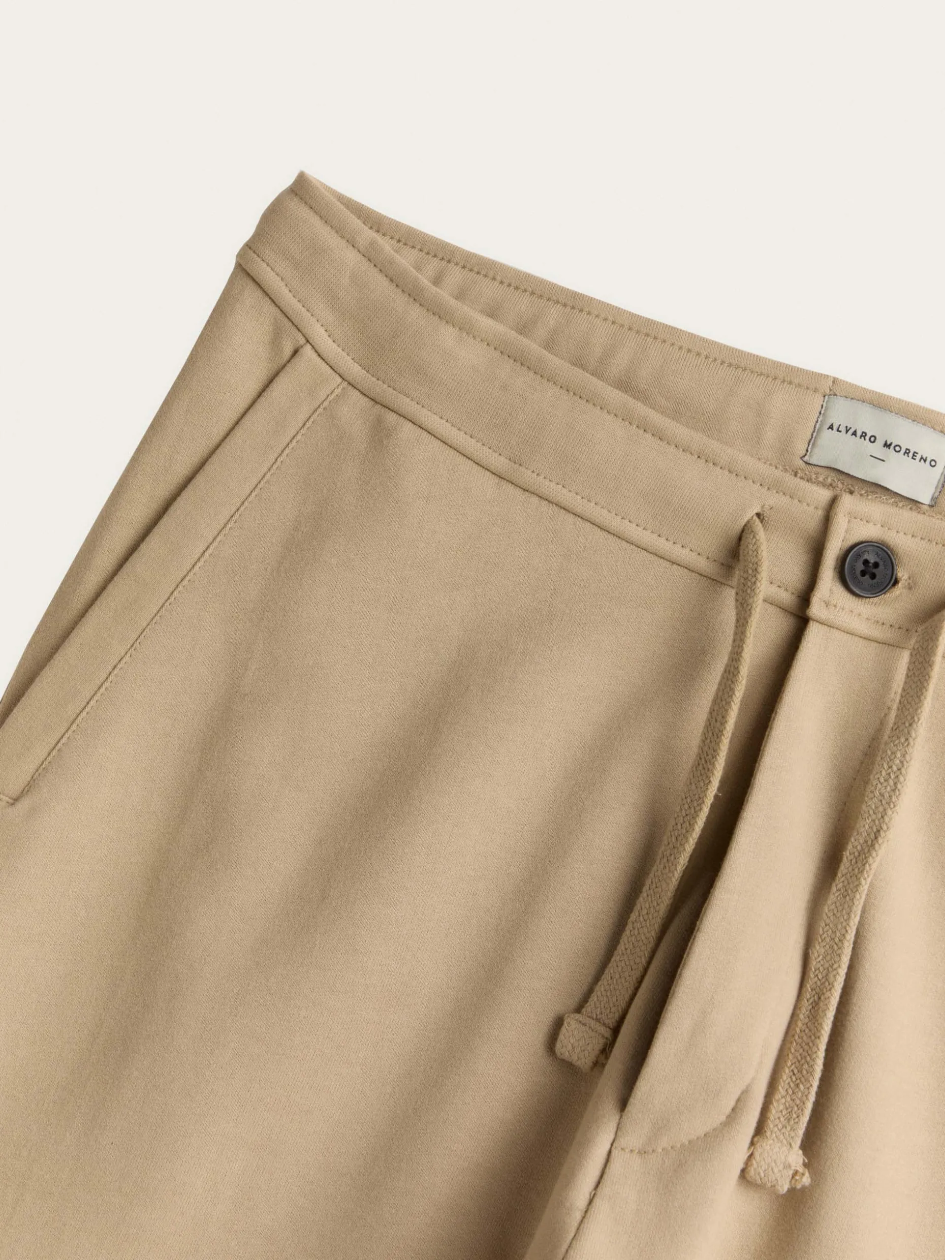 Pantaloni Jogger Chino in Cotone Con Cuciture Eleganti - Design Esclusivo Alvaro Moreno