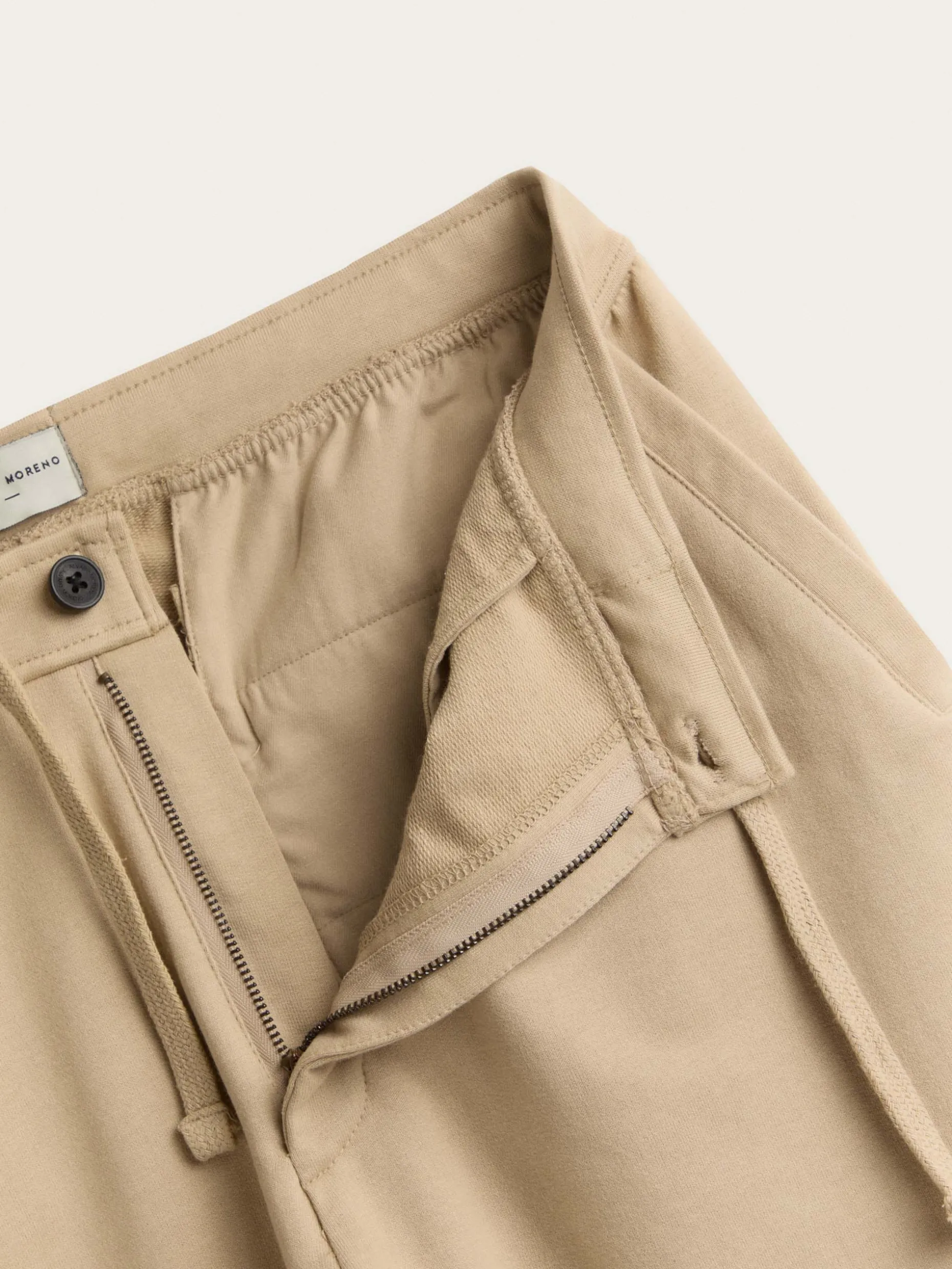 Pantaloni Jogger Chino in Cotone Con Cuciture Eleganti - Design Esclusivo Alvaro Moreno