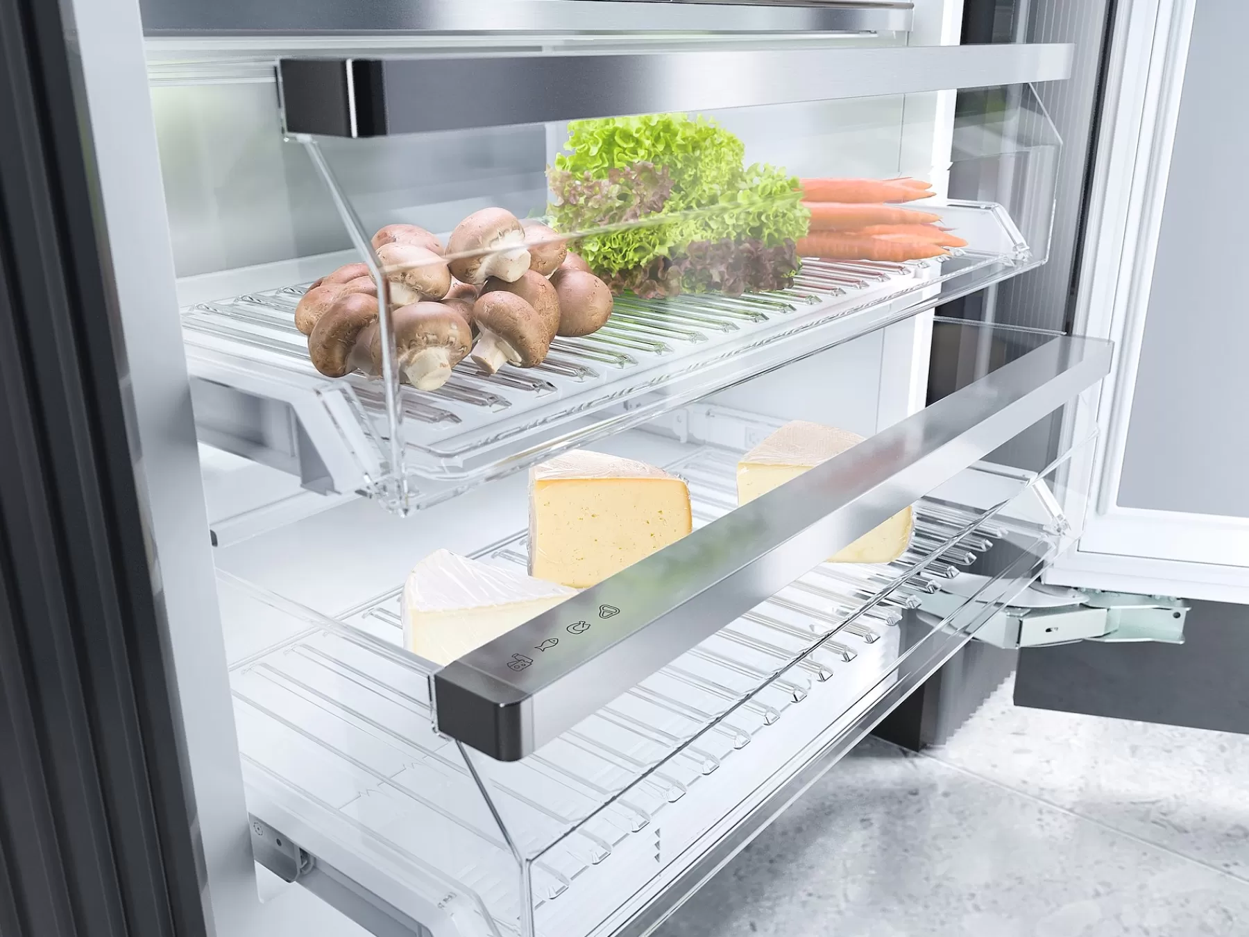 Miele Mastercool, Frigorifero Elegante Modello KF 2902 SF con Tecnologia Avanzata per una Conservazione Ottimale