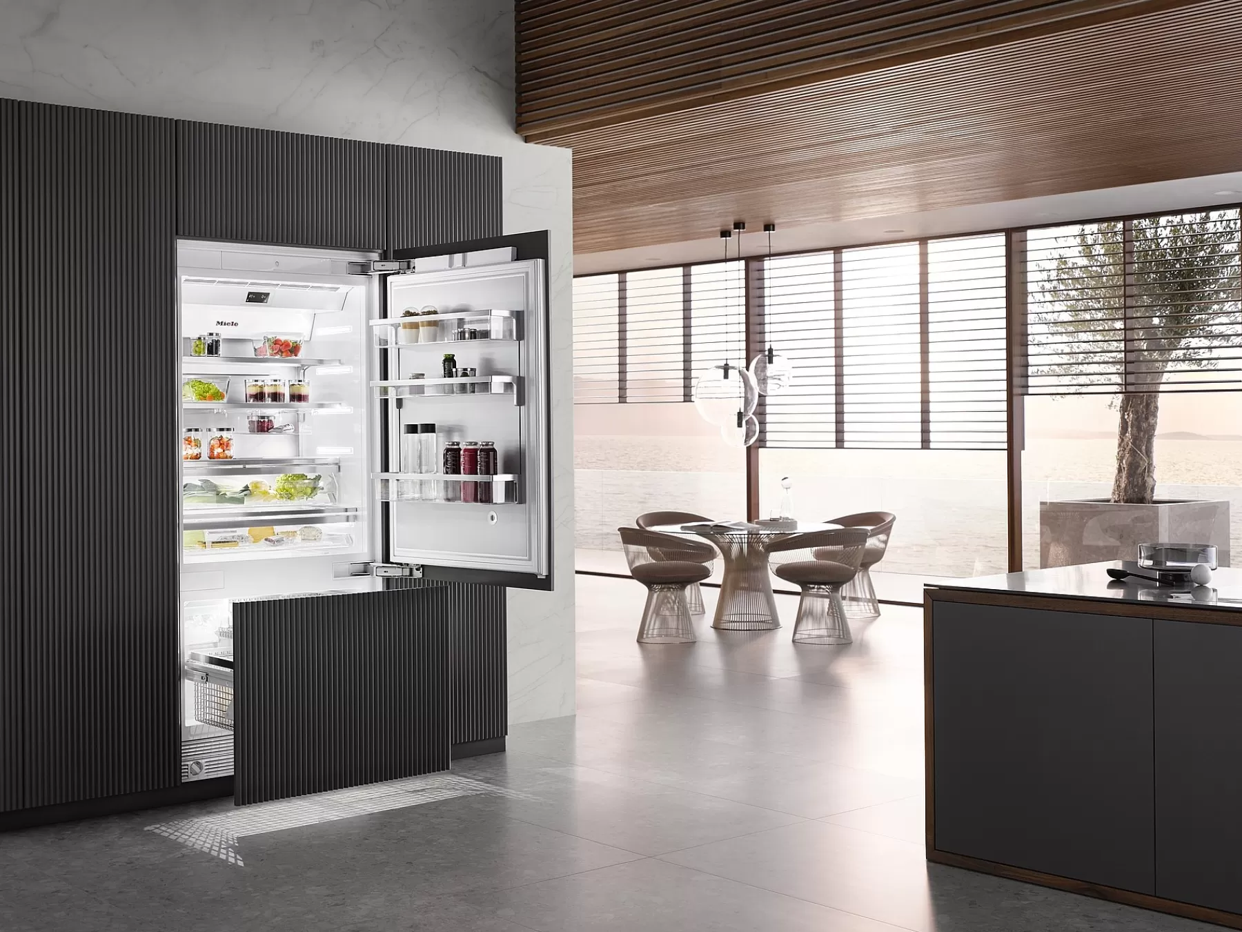 Miele Frigo Mastercool KF-2902 VI - Elettrodomestico Silenzioso con Raffreddamento Potente