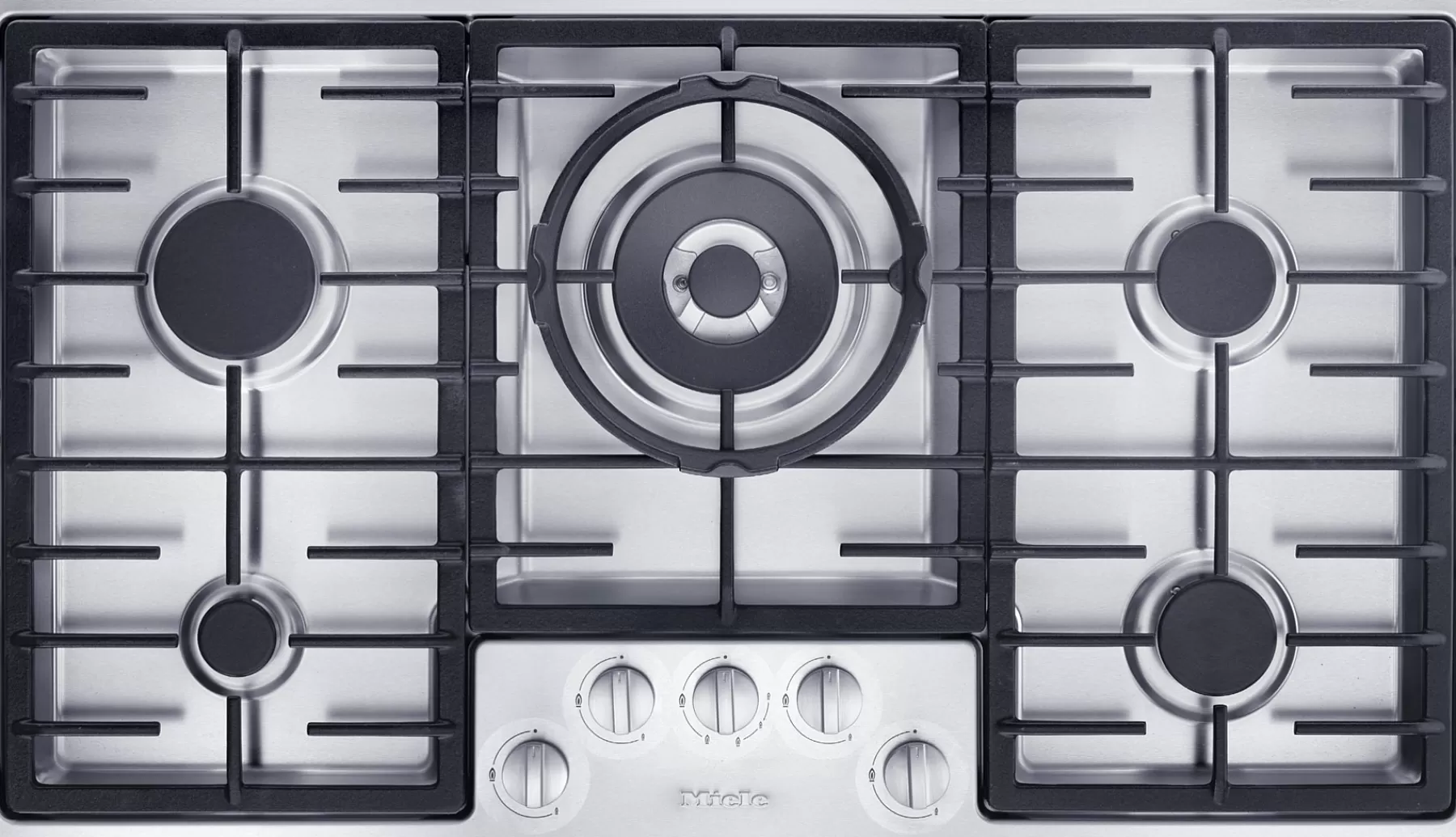 Miele Piano Cottura a Gas Professionale KM 2355 G - Elettrodomestico da Incasso con Tecnologia Avanzata per Cucine Moderne