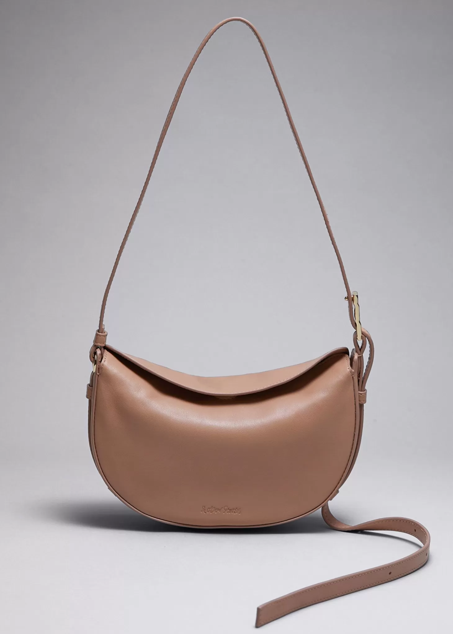 Borsa a Tracolla Elegante in Pelle Beige con Design Minimalista - Moda Contemporanea da & Other Stories