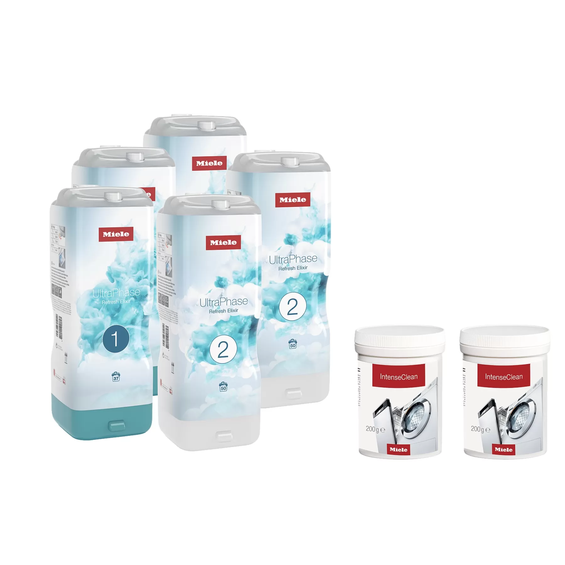 Miele Cura del Bucato: Ultraphase 1 e 2 - Elisir Rigenerante per Tessuti Freschi