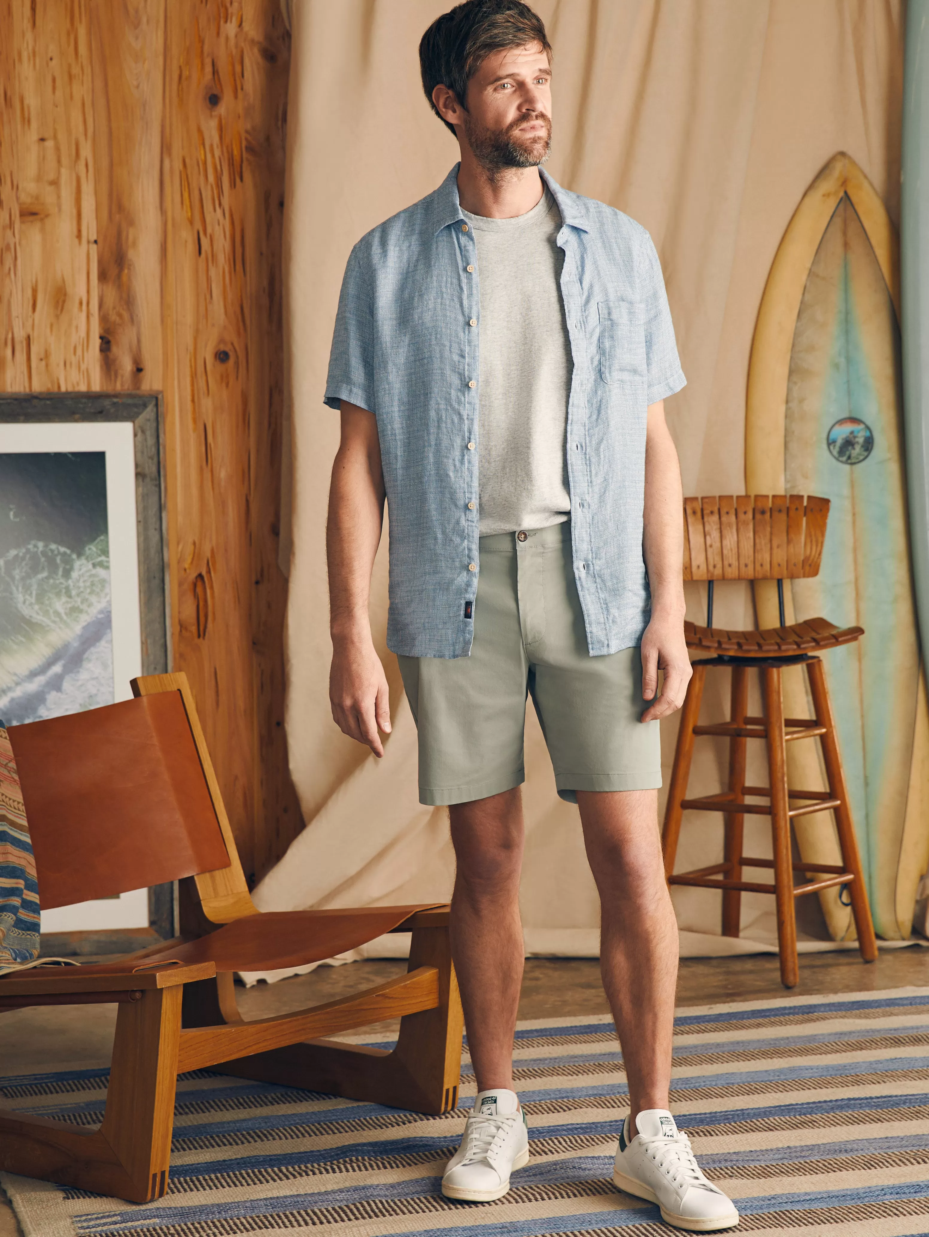 Pantaloncini Chino Movement™ con interno da 8 pollici - Saldi Flash del Brand Faherty