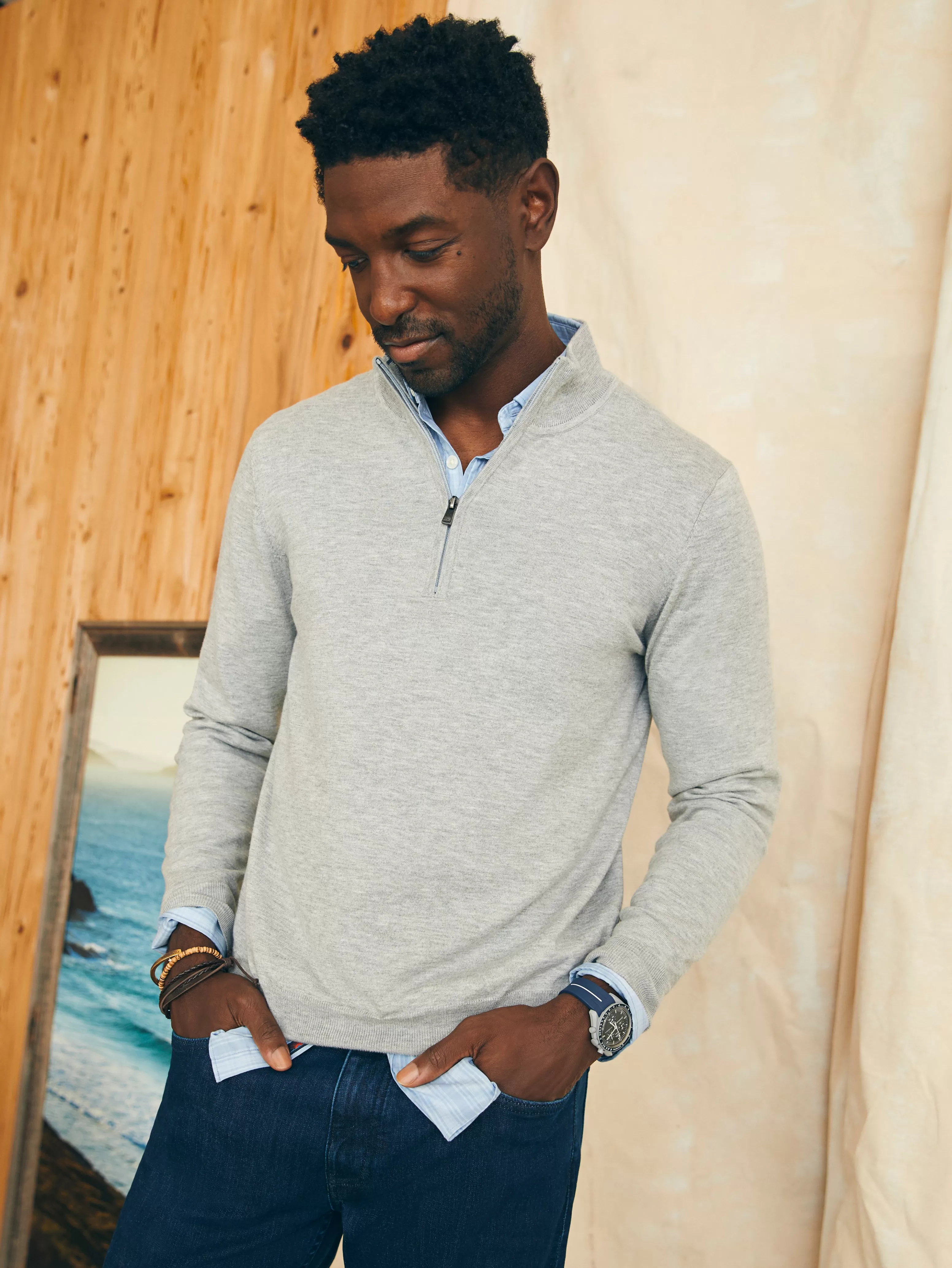 Faherty Felpa Sportiva con Zip Parziale - Maglione Dynamico per Stile Casual Elegante 

Abbigliamento Sportivo in Tessuto Morbido - Felpa con Cerniera a Quarti Faherty 

Comodità Senza Tempo - Felpa Dynamic Quarter Zip di Faherty per Look Versatili 

Maglione Sportivo con Zip a Quarti - Design Moderno e Confortevole di Faherty 

Faherty Felpa con Mezza Cerniera - Tessuto Premium per Movimento Libero e Stile Quotidiano