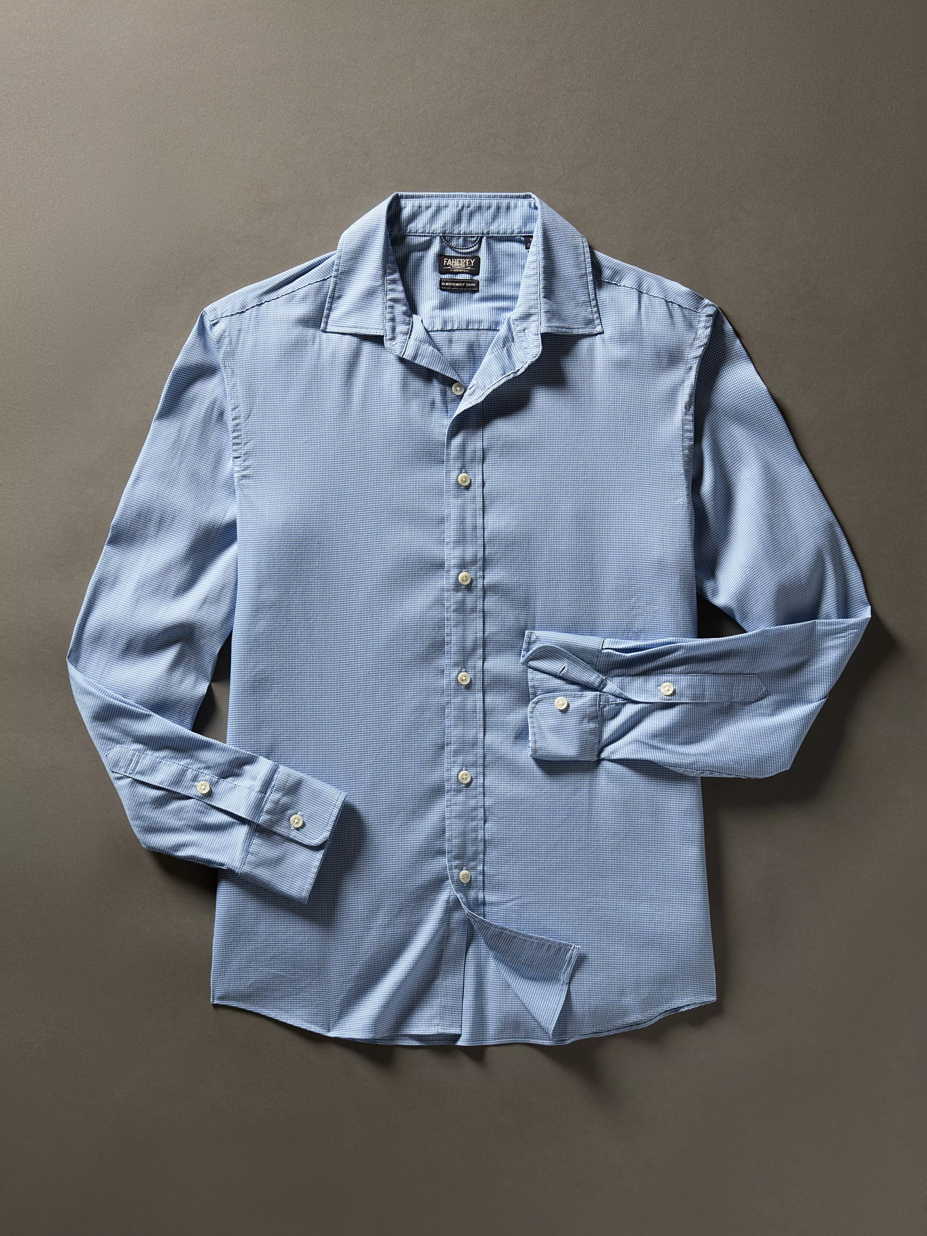 Camicia Movement Essential - Taglio Slim Fit Alto per Uomini | Faherty Store