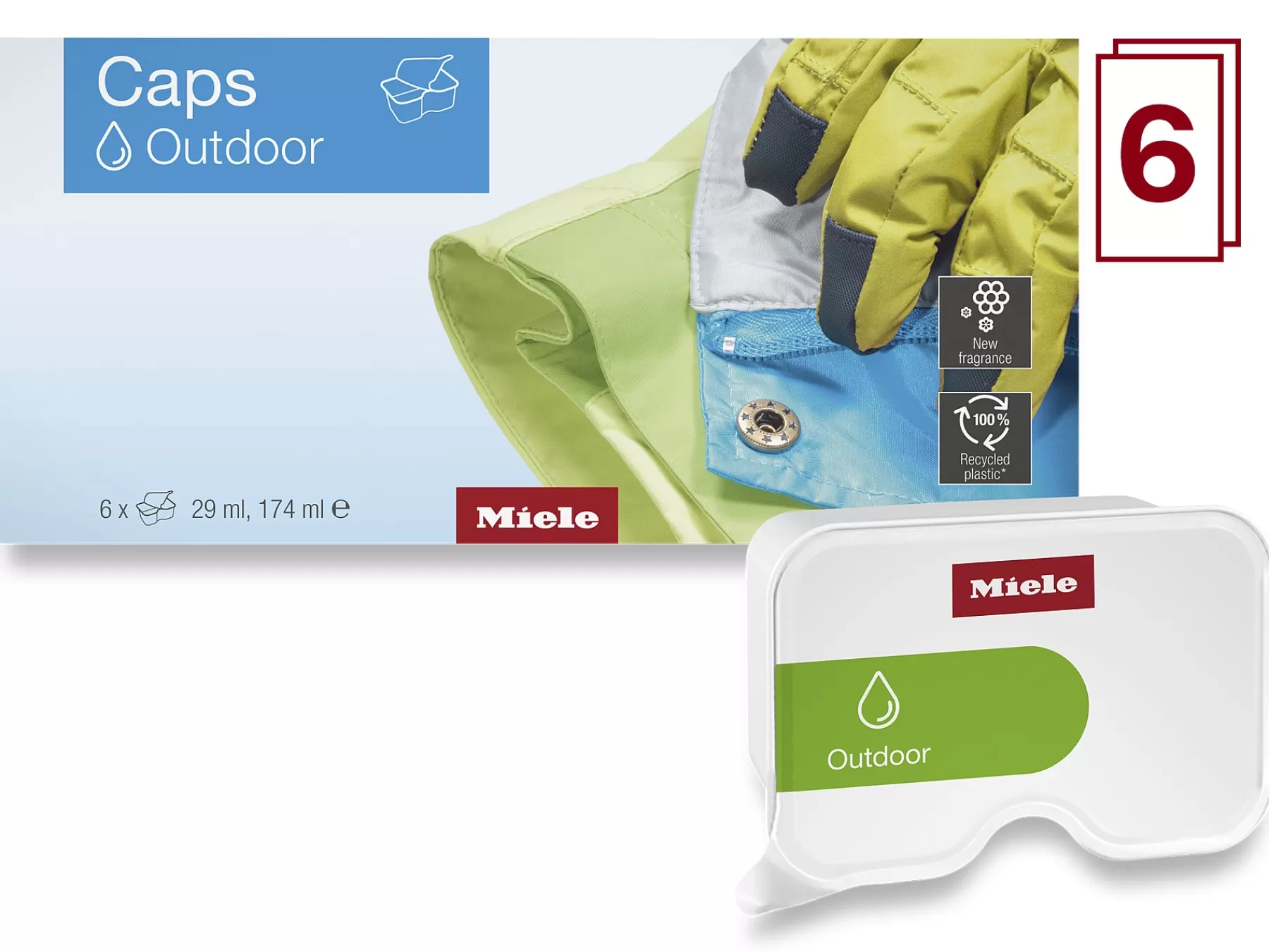 Miele Detergente in Capsule Delicato - Massima Protezione e Risultati Ottimali Per Biancheria da Esterno