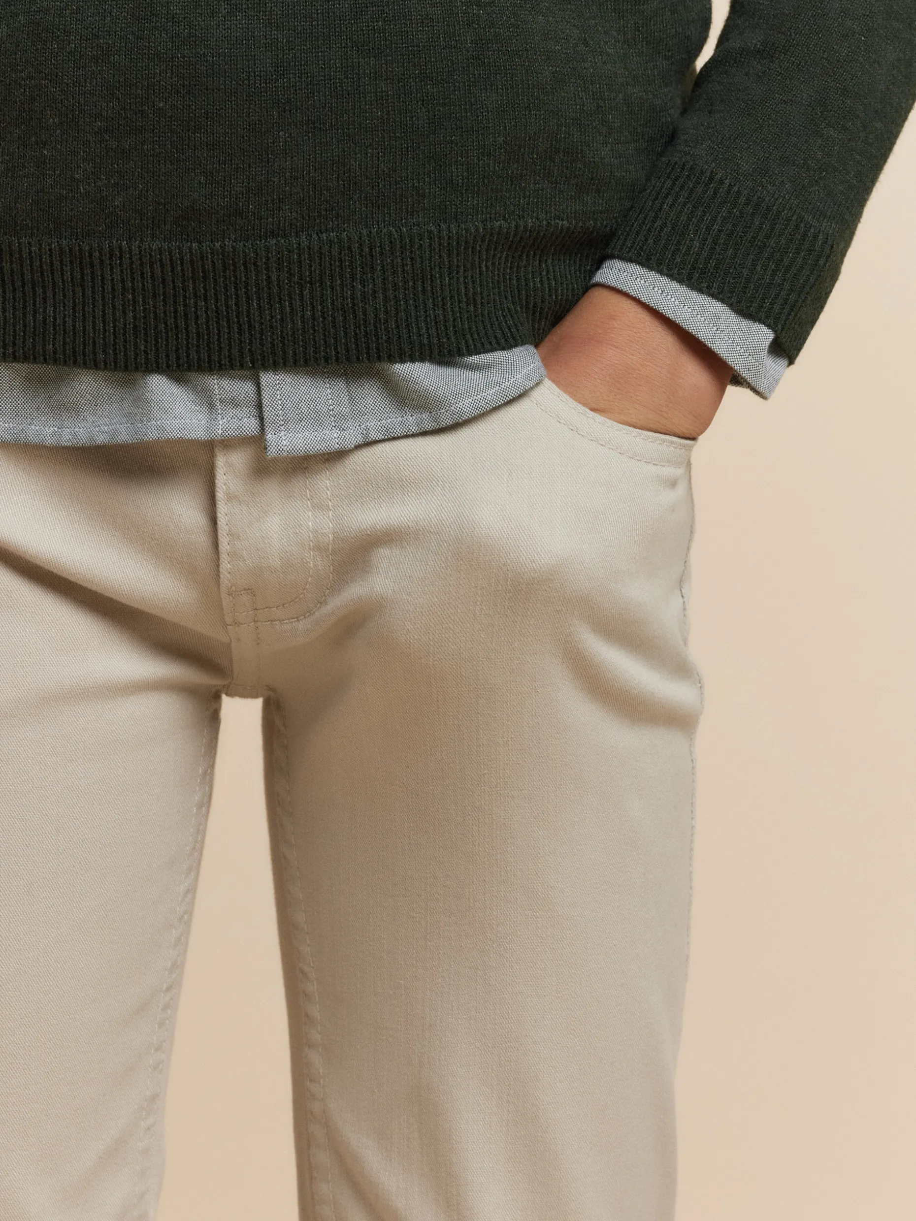 Pantaloni Casual con 5 Tasche per Ragazzi - Tessuto Resistenti e Taglio Comodo (Offerta Limitata Alvaro Moreno)