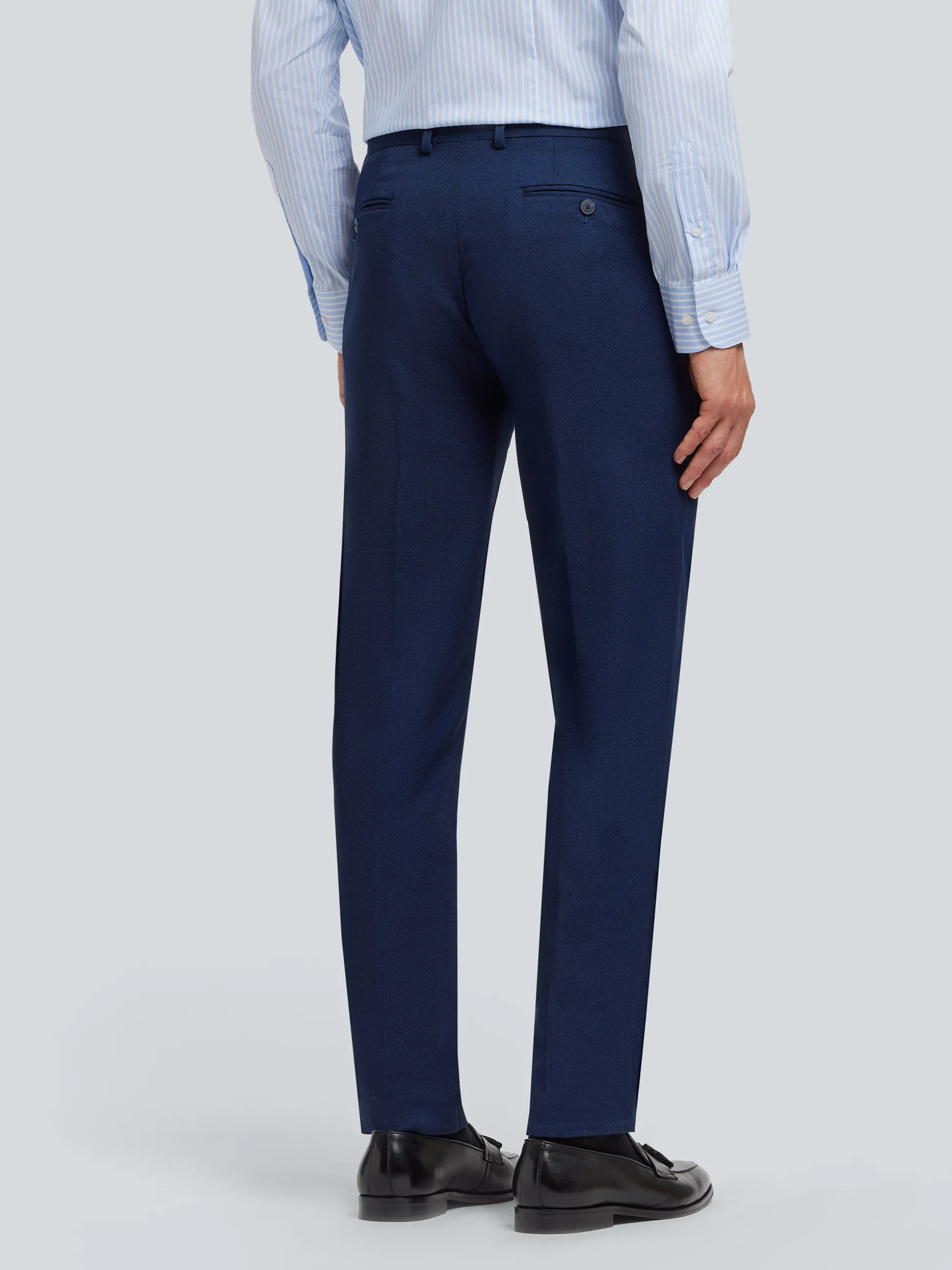 Pantaloni Uomo Con Tessuto Birdeye - Comodo Design Moderno | Alvaro Moreno Prezzo Conveniente