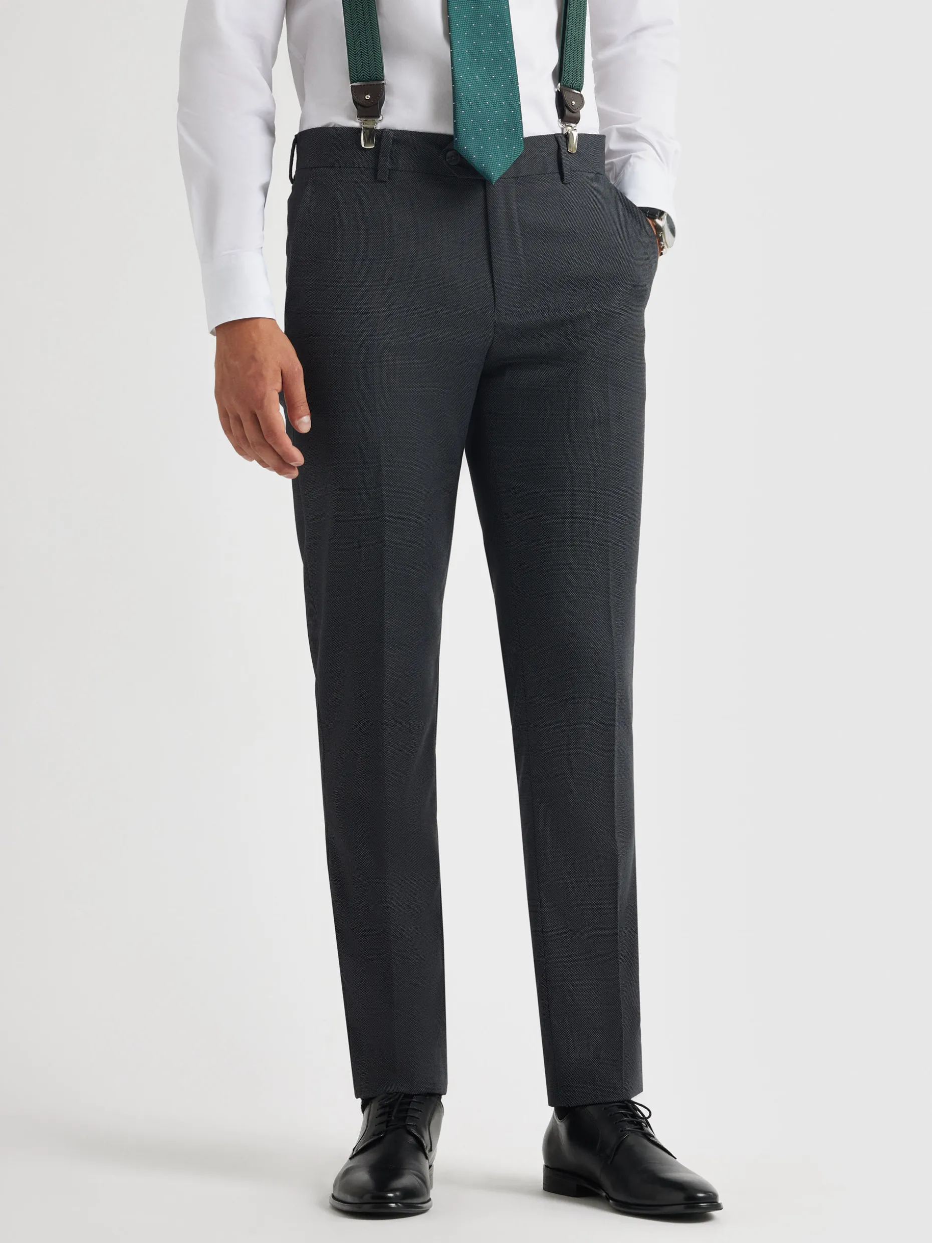 Pantaloni Uomo Alvaro Moreno in Tessuto Birdseye - Comodi e Versatili per Stile Casual con Design Moderno
