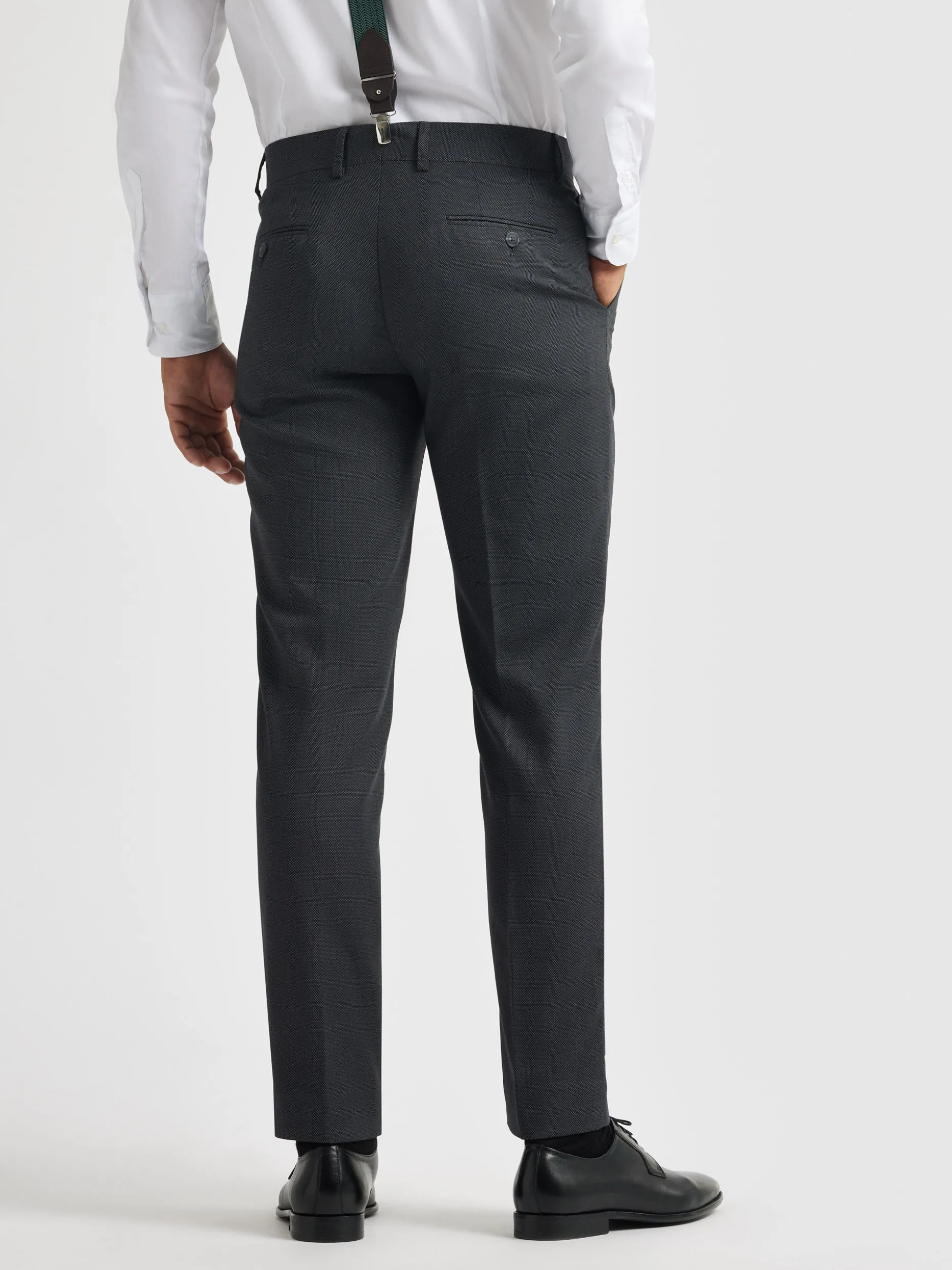 Pantaloni Uomo Alvaro Moreno in Tessuto Birdseye - Comodi e Versatili per Stile Casual con Design Moderno