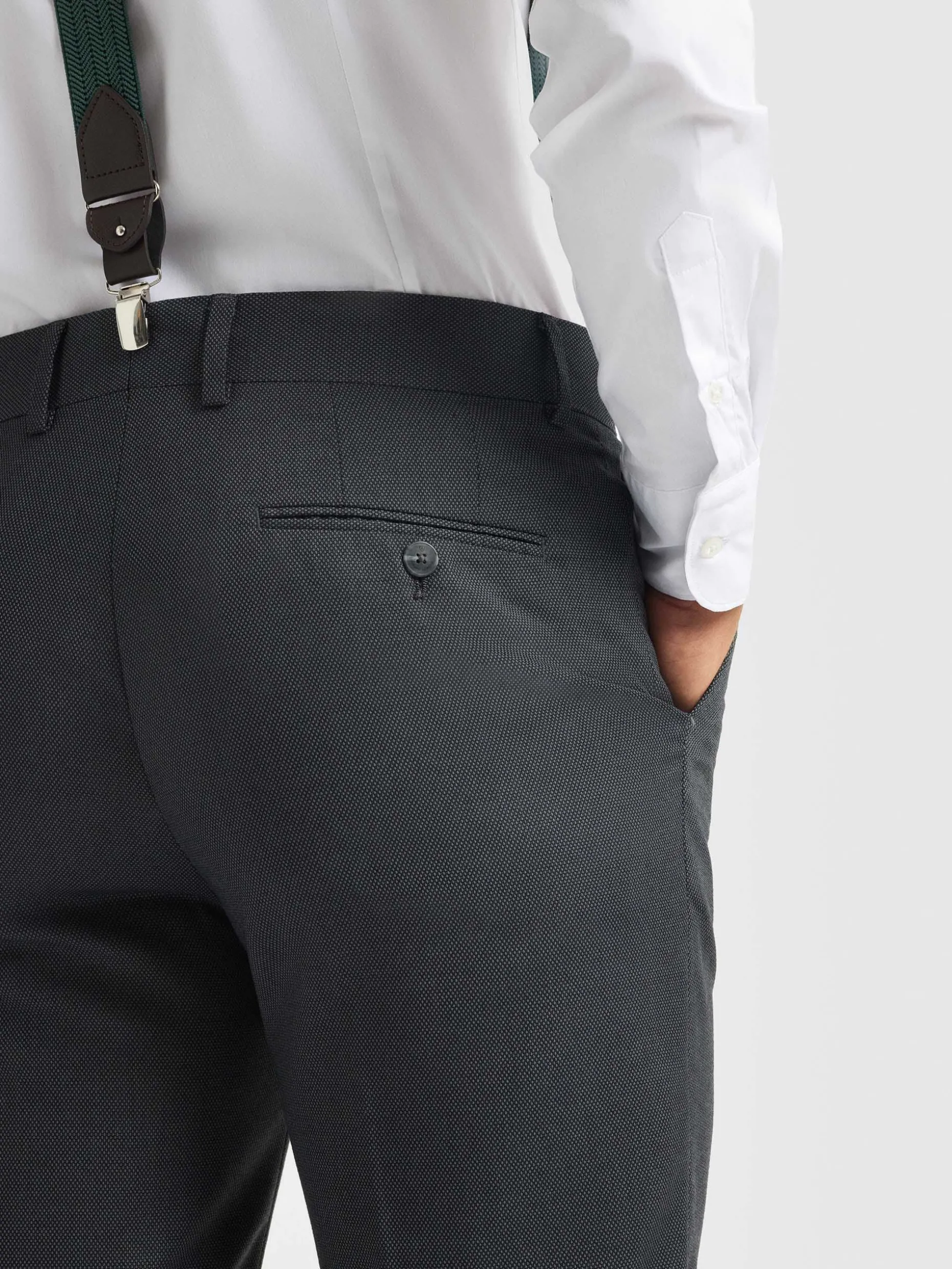 Pantaloni Uomo Alvaro Moreno in Tessuto Birdseye - Comodi e Versatili per Stile Casual con Design Moderno