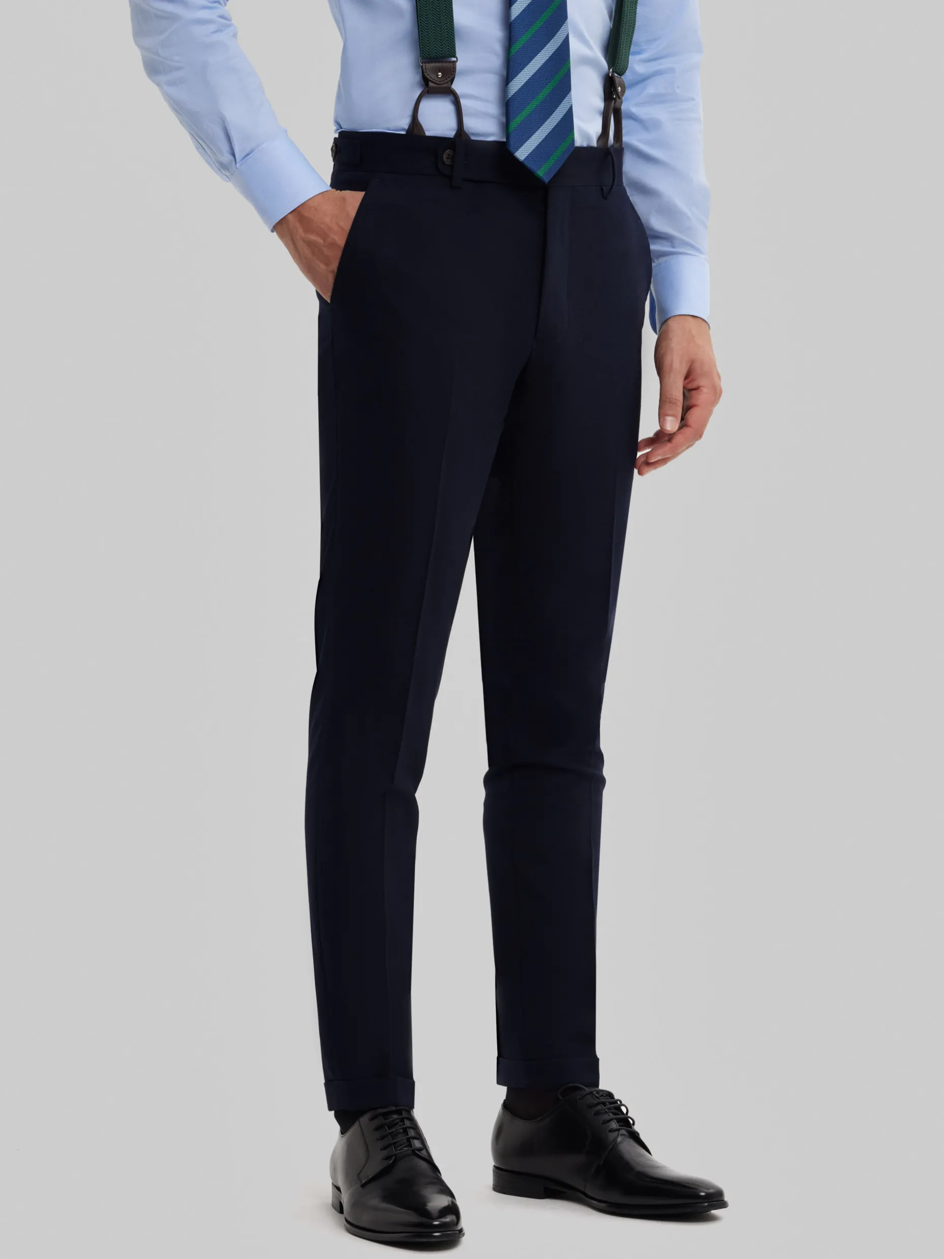 Pantaloni Uomo Capo Design Essenziale - Tessuto Premium Confezione Classica - Modello Liscio Comfort Evoluto by Alvaro Moreno