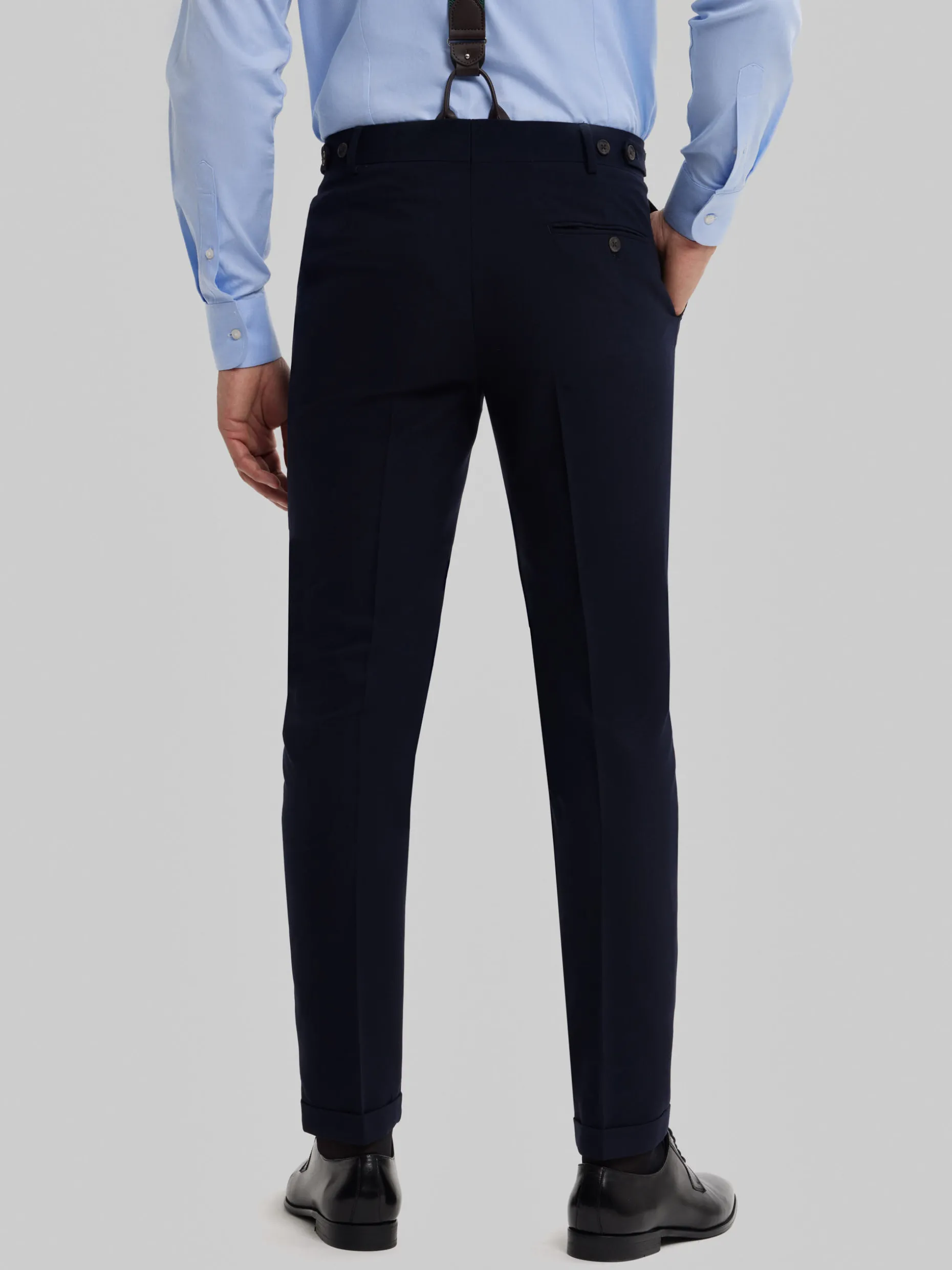 Pantaloni Uomo Capo Design Essenziale - Tessuto Premium Confezione Classica - Modello Liscio Comfort Evoluto by Alvaro Moreno