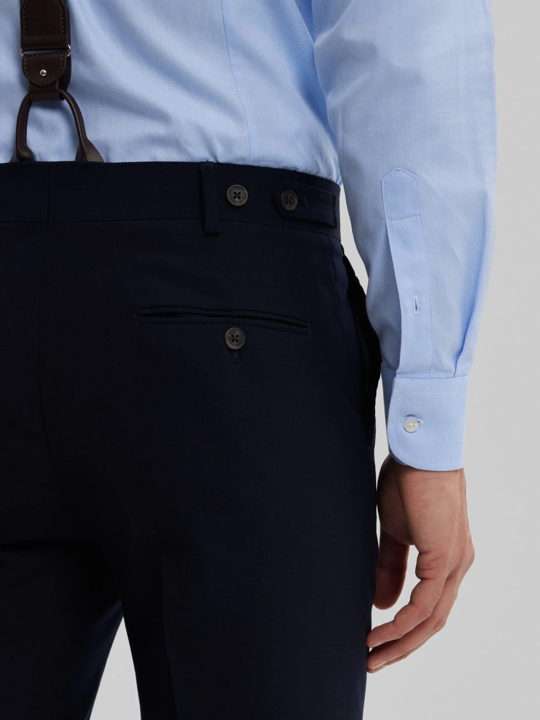 Pantaloni Uomo Capo Design Essenziale - Tessuto Premium Confezione Classica - Modello Liscio Comfort Evoluto by Alvaro Moreno