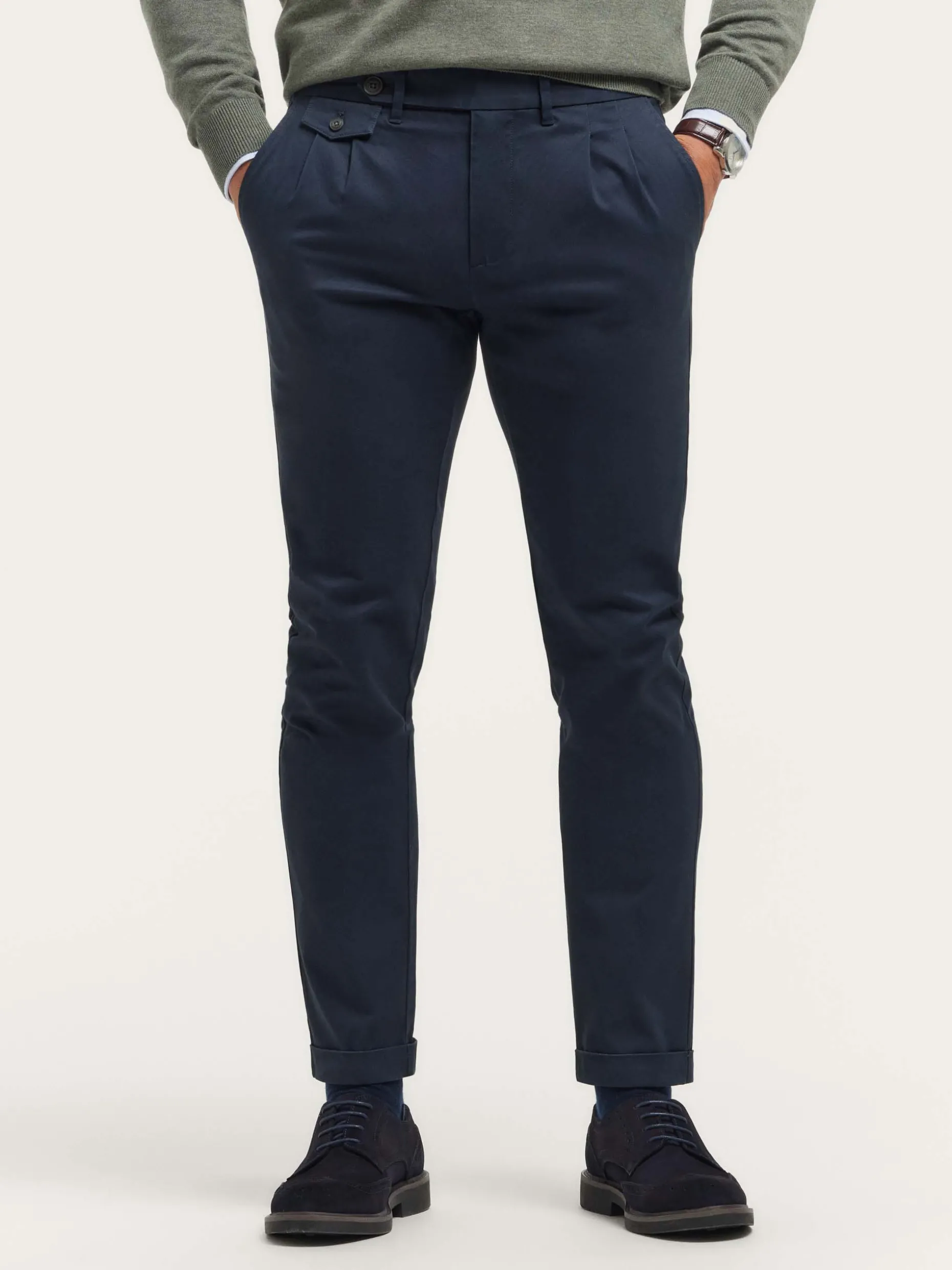 PANTALONI CAROTA SKINNY FIT UOMO - Jeans Slim Confezione Premium di Alvaro Moreno