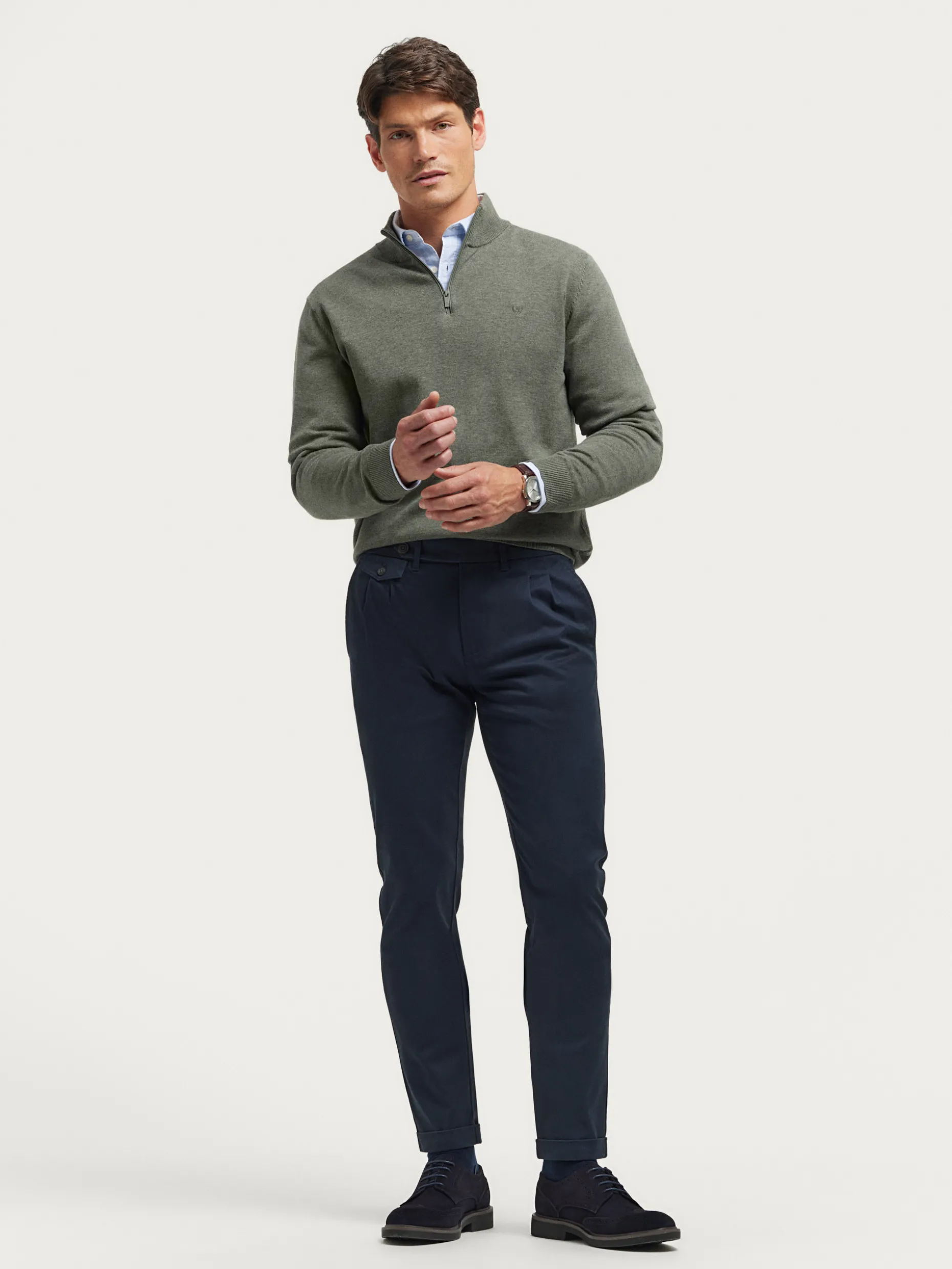 PANTALONI CAROTA SKINNY FIT UOMO - Jeans Slim Confezione Premium di Alvaro Moreno