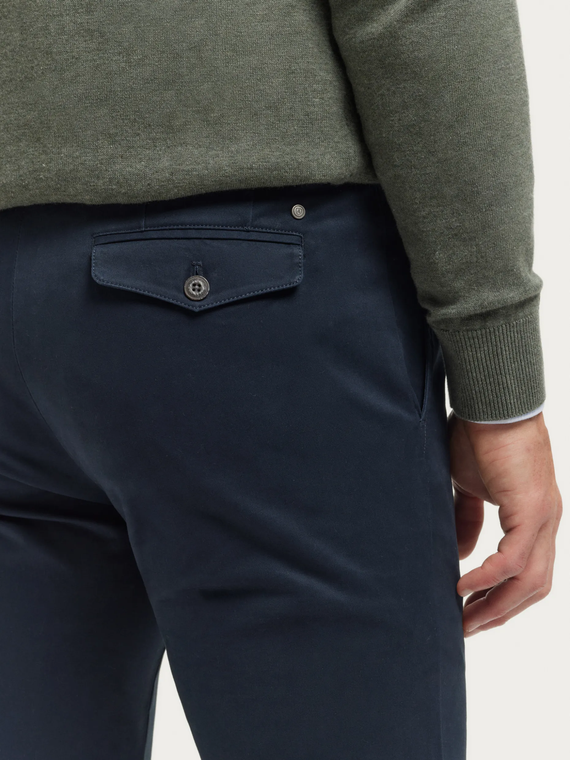 PANTALONI CAROTA SKINNY FIT UOMO - Jeans Slim Confezione Premium di Alvaro Moreno
