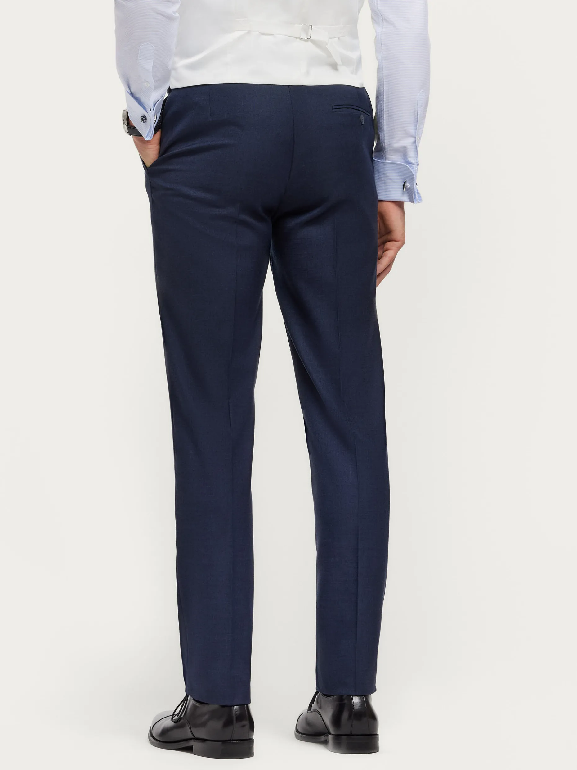 Eleganti Pantaloni Smoking da Cerimonia - Design Classico con Fodera Premium | Collezione Limitata Alvaro Moreno - Promozione Esclusiva per Matrimoni