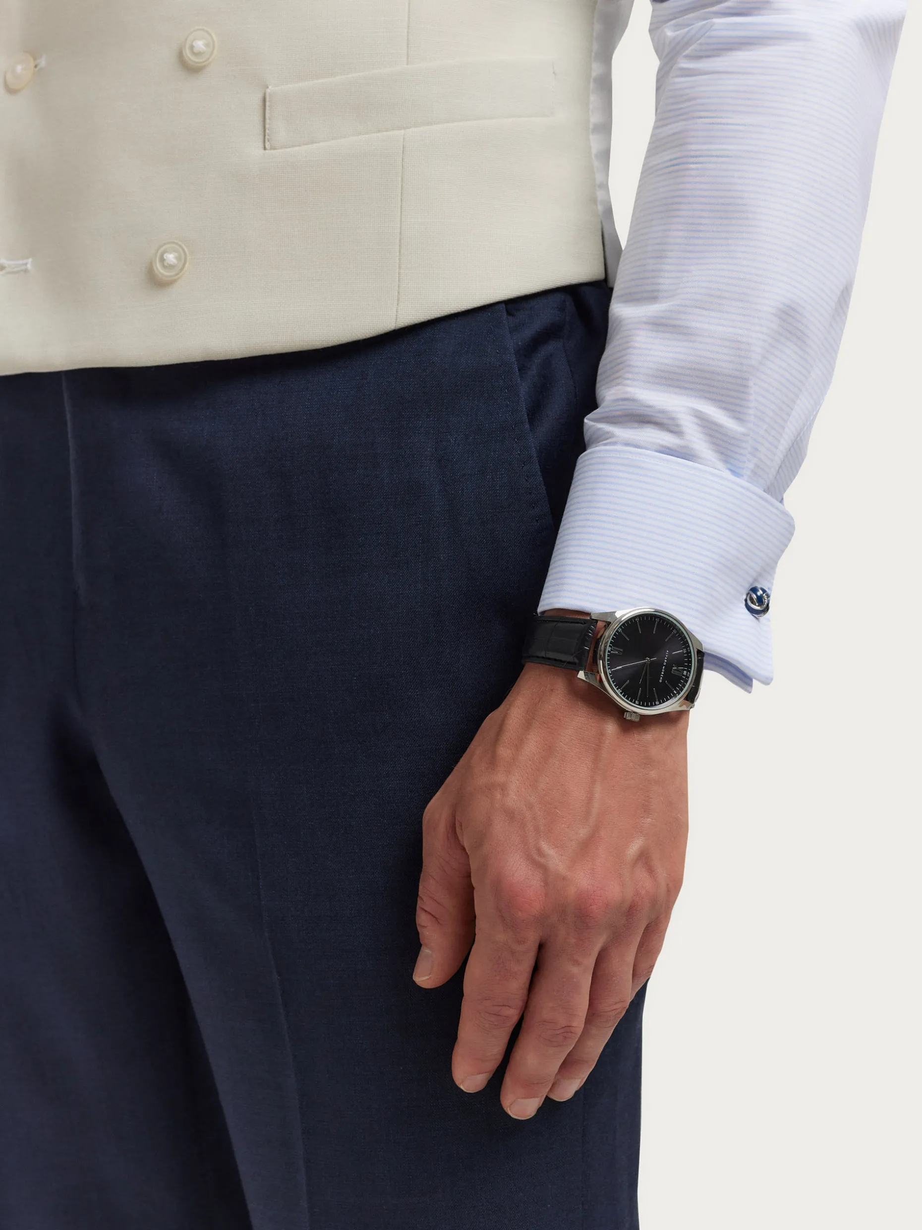 Eleganti Pantaloni Smoking da Cerimonia - Design Classico con Fodera Premium | Collezione Limitata Alvaro Moreno - Promozione Esclusiva per Matrimoni