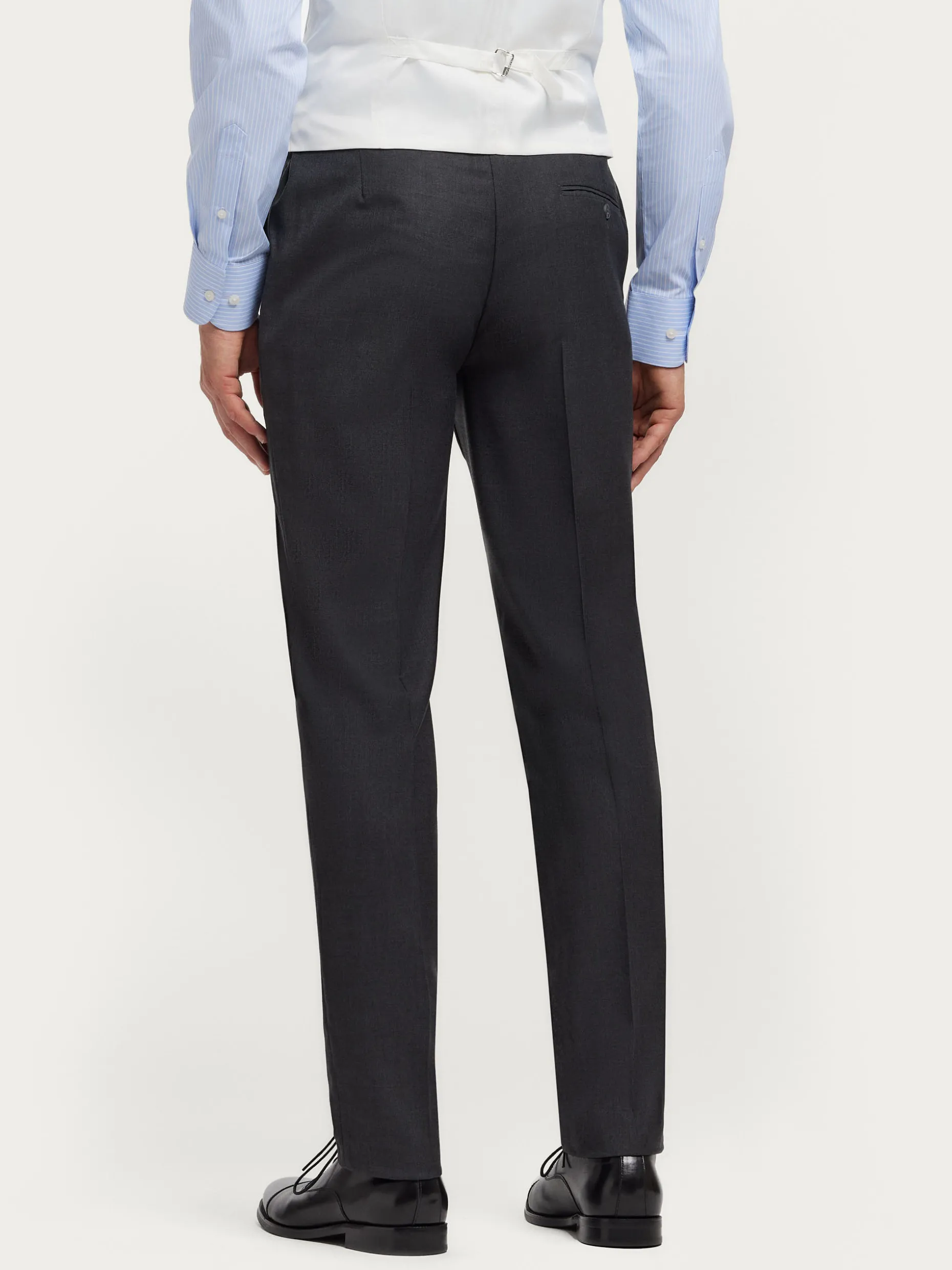 Elegante Pantalone da Cerimonia in Tessuto Chaque - Design Moderno per Matrimonio di Alvaro Moreno Collezione Hot, Confezione Premium Sartoriale