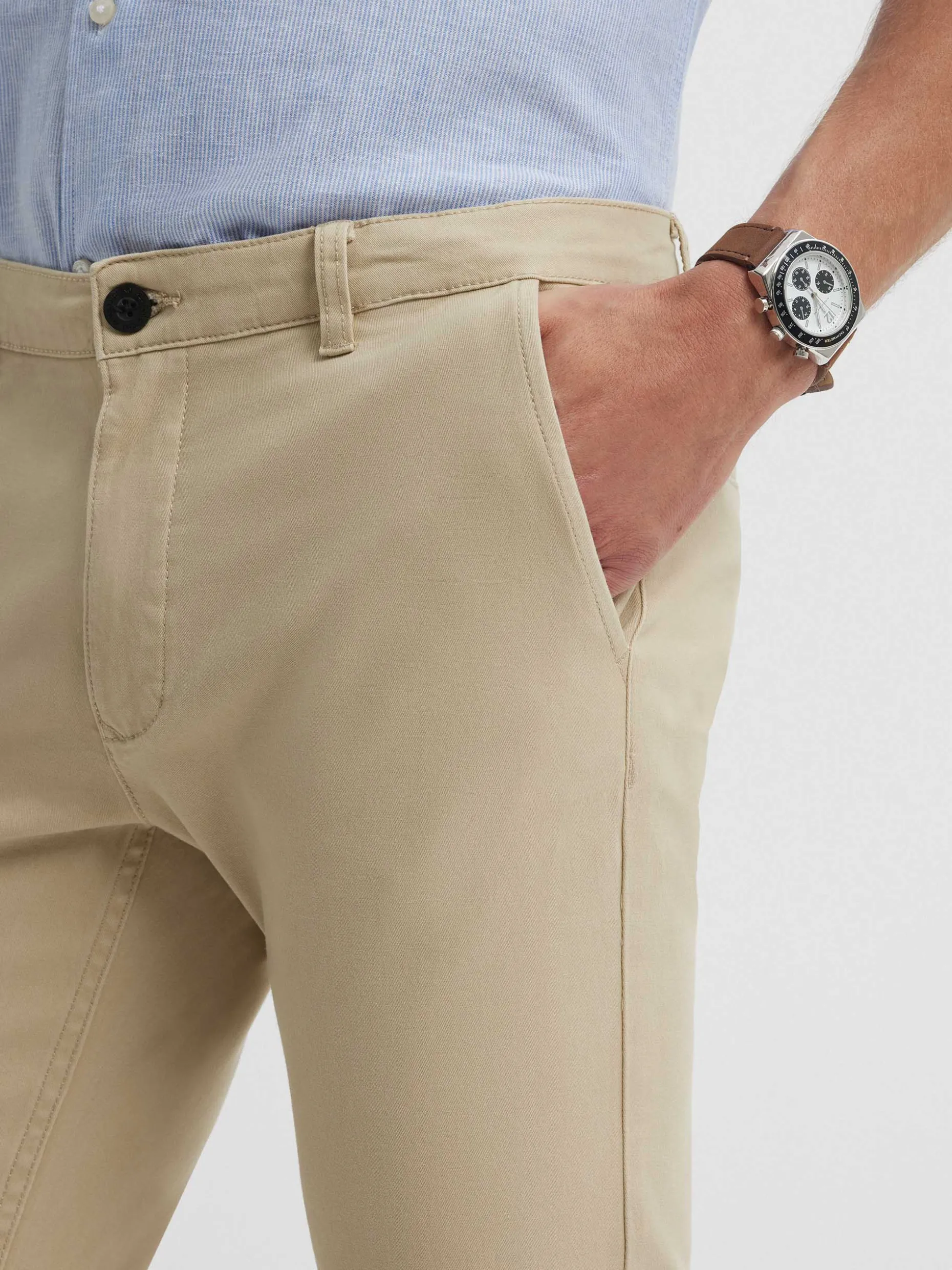Pantaloni Chino Eleganti con Taglio Slim, Comodi e Versatili - Promozione Flash Alvaro Moreno!