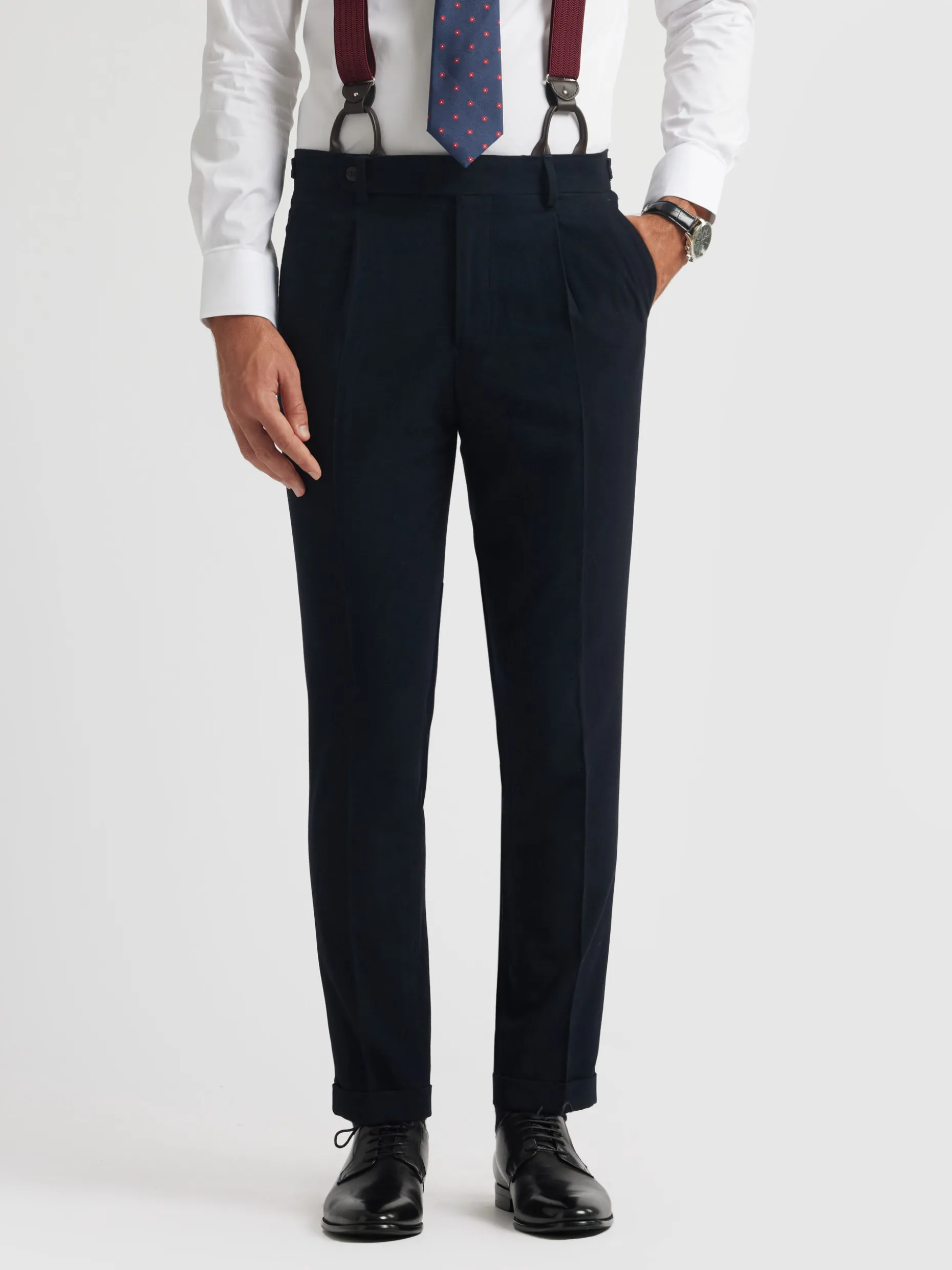 Pantaloni Eleganti in Gabardina Morbida - Design Confortevole di Alvaro Moreno per Tutto il Giorno