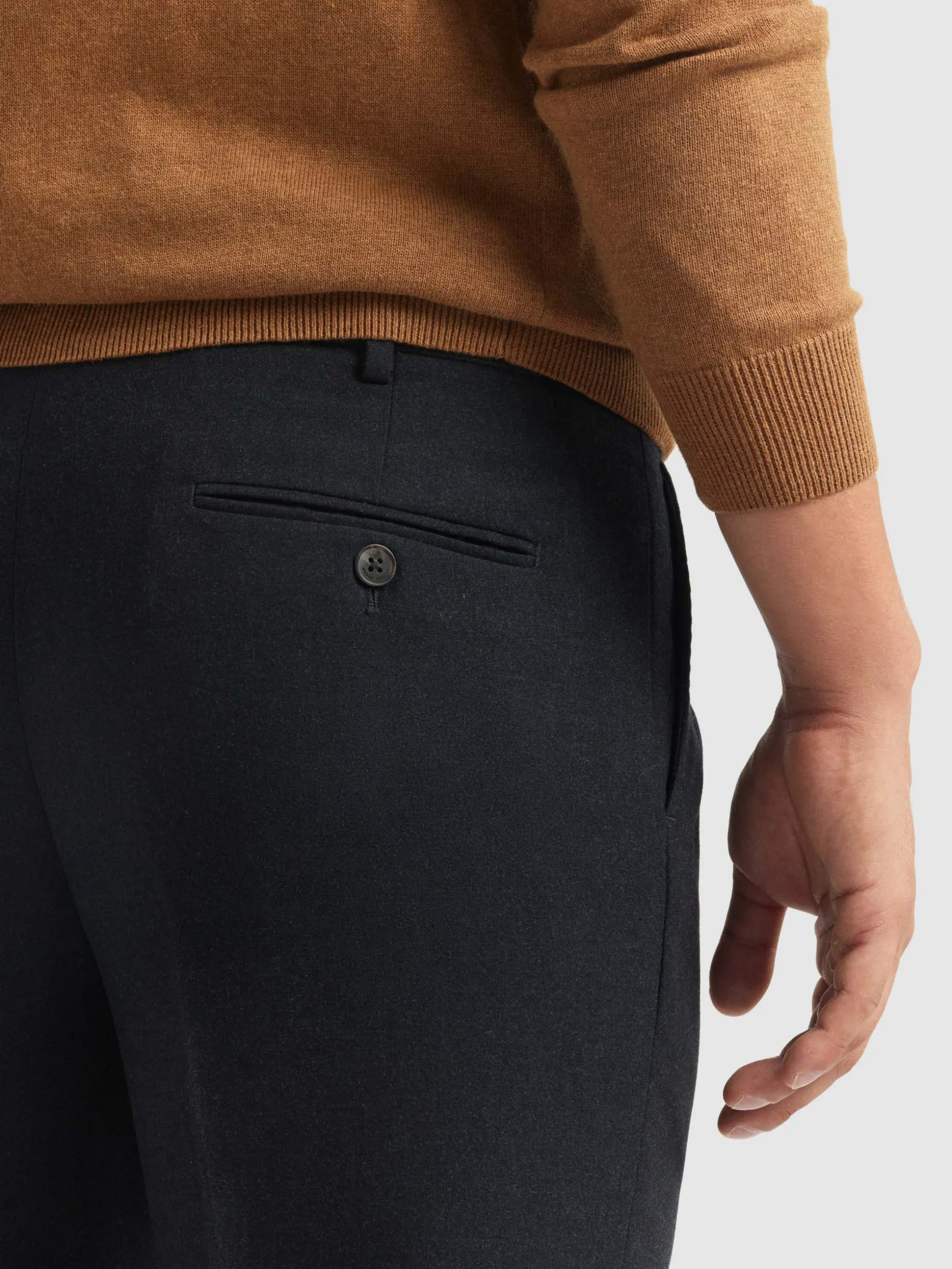 Pantaloni Eleganti in Tessuto Twill - Stile Classico Nuova Collezione Alvaro Moreno Confezione Artigianale