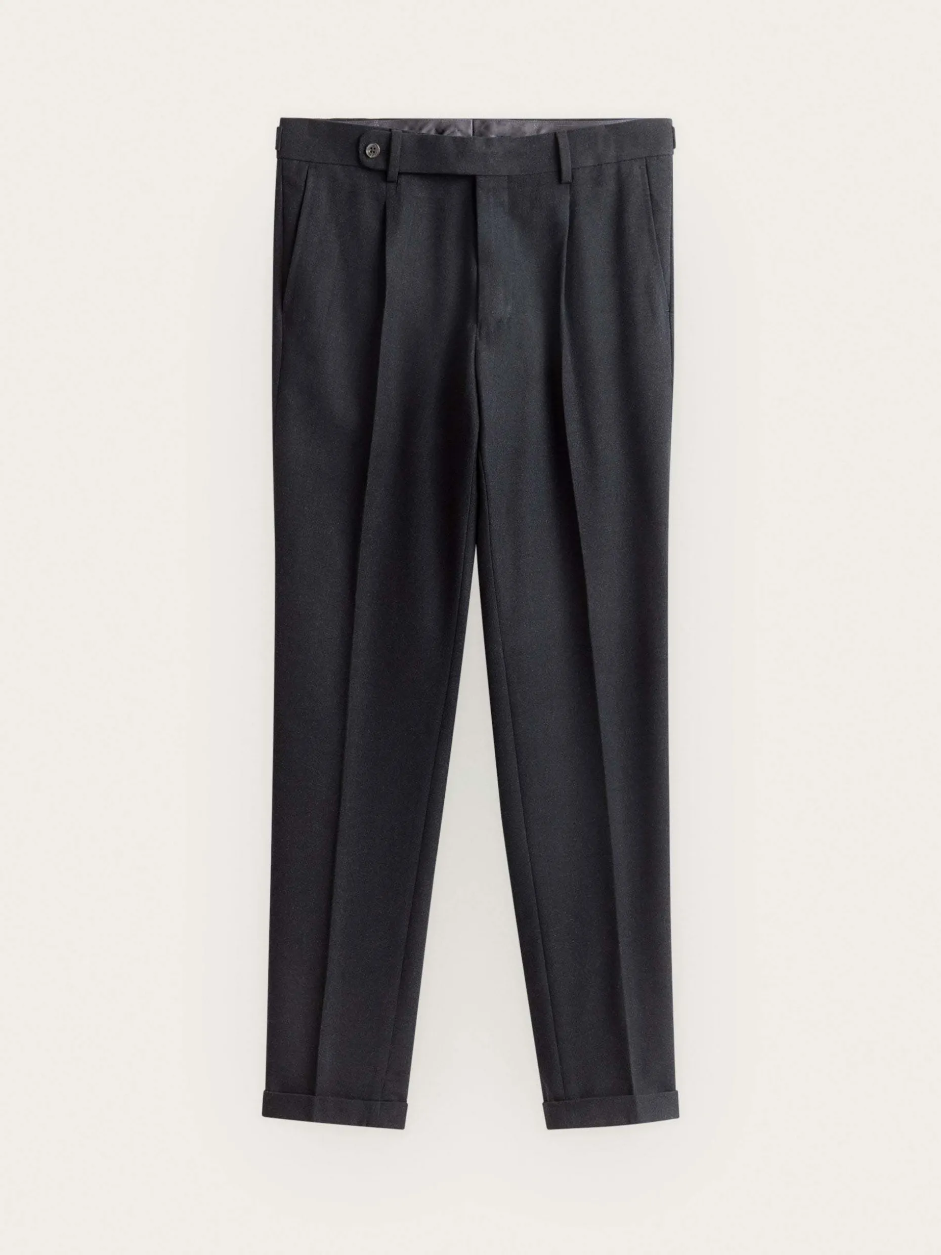 Pantaloni Classici in Tela Twill Alvaro Moreno - Ultime Occasioni Stile Senza Tempo