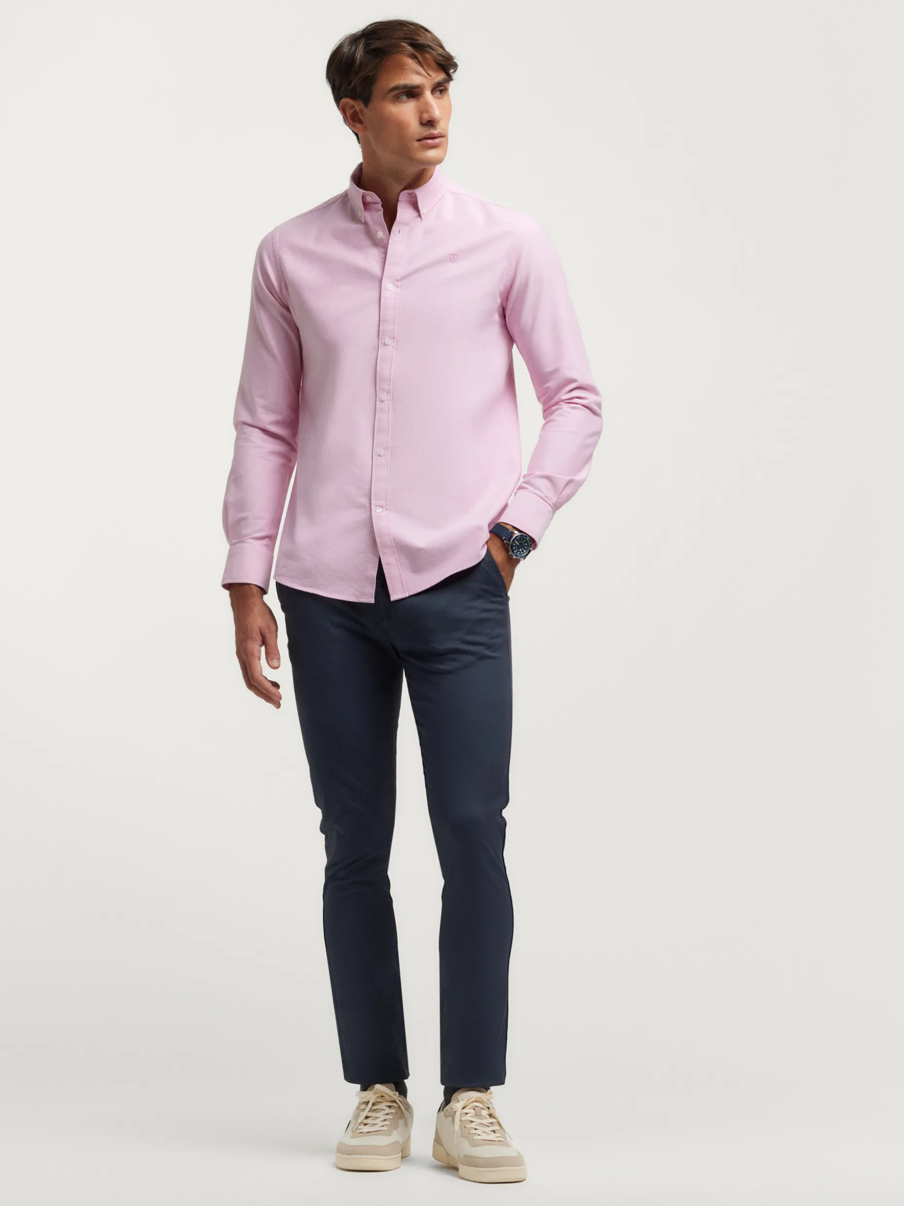 Pantaloni Cooper Design in Tinta Unica - Collezione Firmata Alvaro Moreno con Comfort Elegante e Taglio Moderno