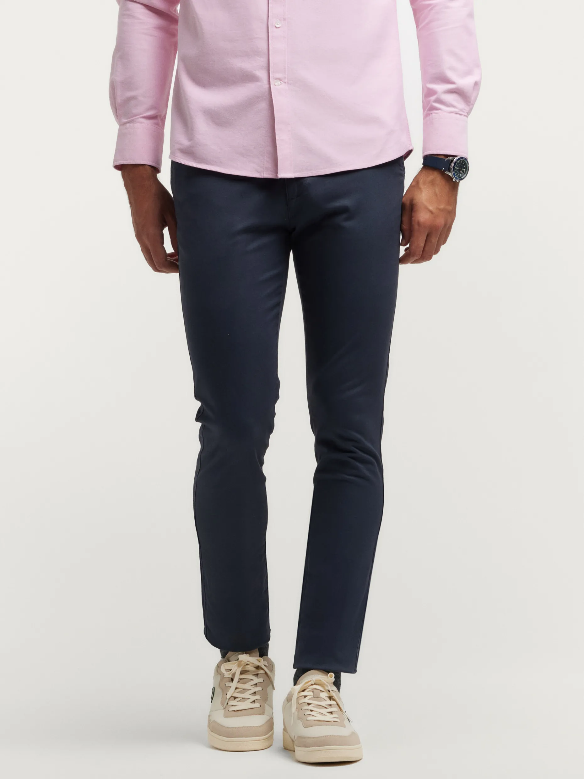 Pantaloni Cooper Design in Tinta Unica - Collezione Firmata Alvaro Moreno con Comfort Elegante e Taglio Moderno