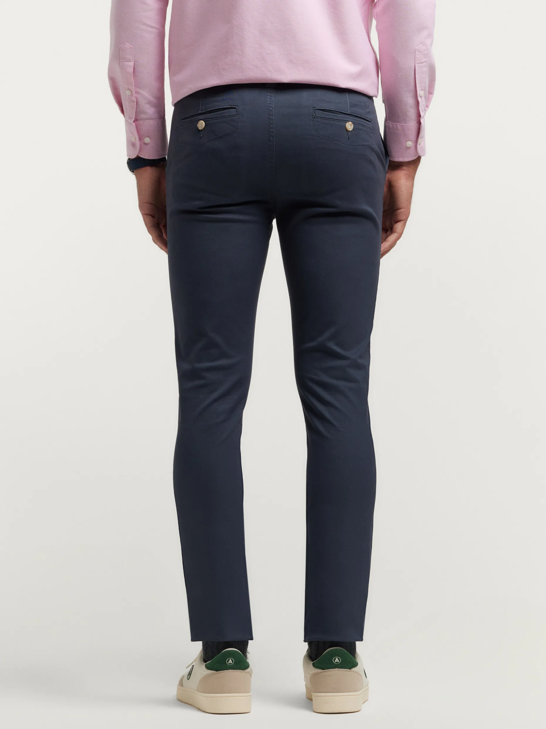 Pantaloni Cooper Design in Tinta Unica - Collezione Firmata Alvaro Moreno con Comfort Elegante e Taglio Moderno