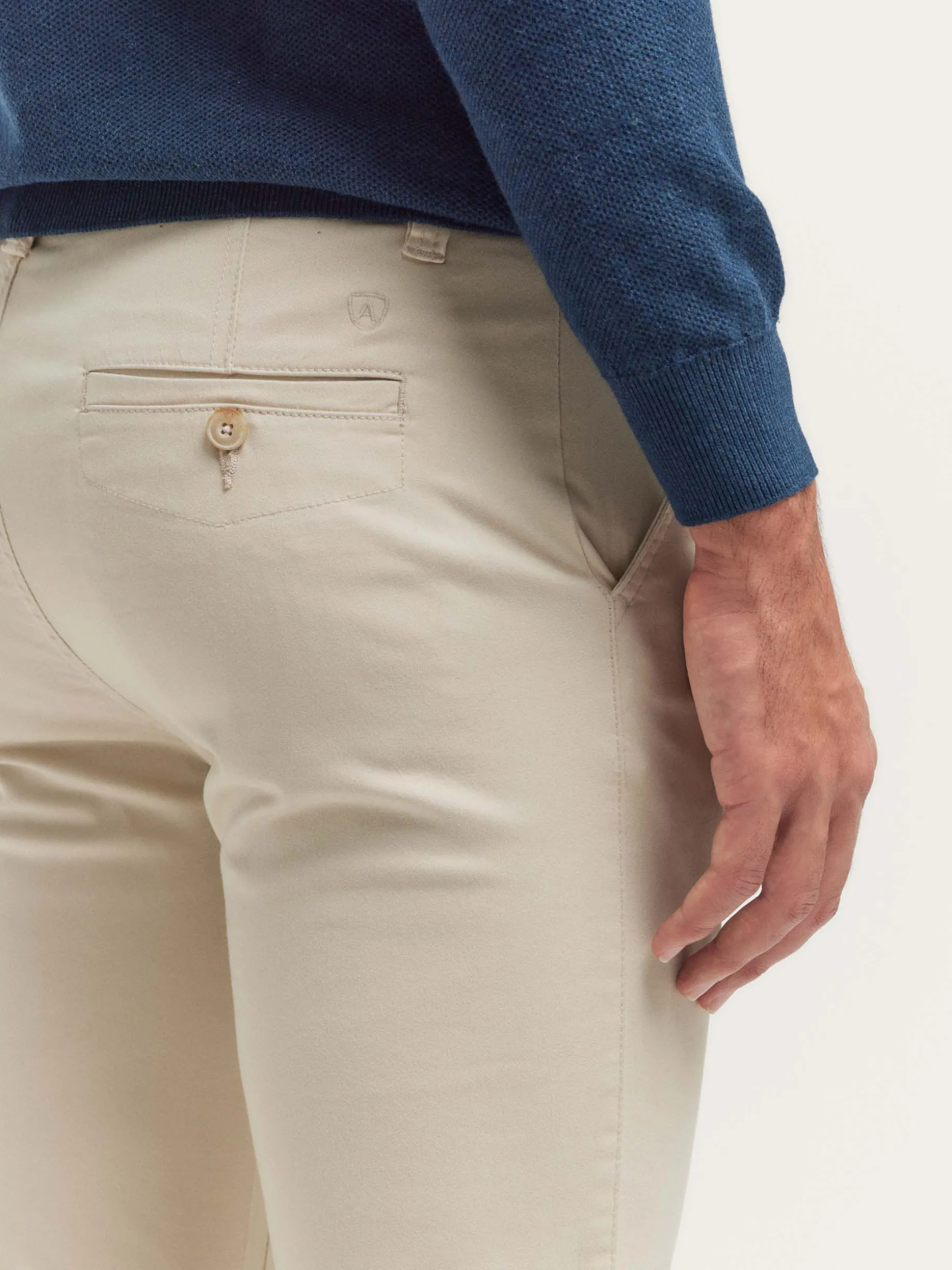 Pantaloni Casual Uomo in Tweed Elasticizzato con Taschi Praticali - Stile Moderno Alvaro Moreno