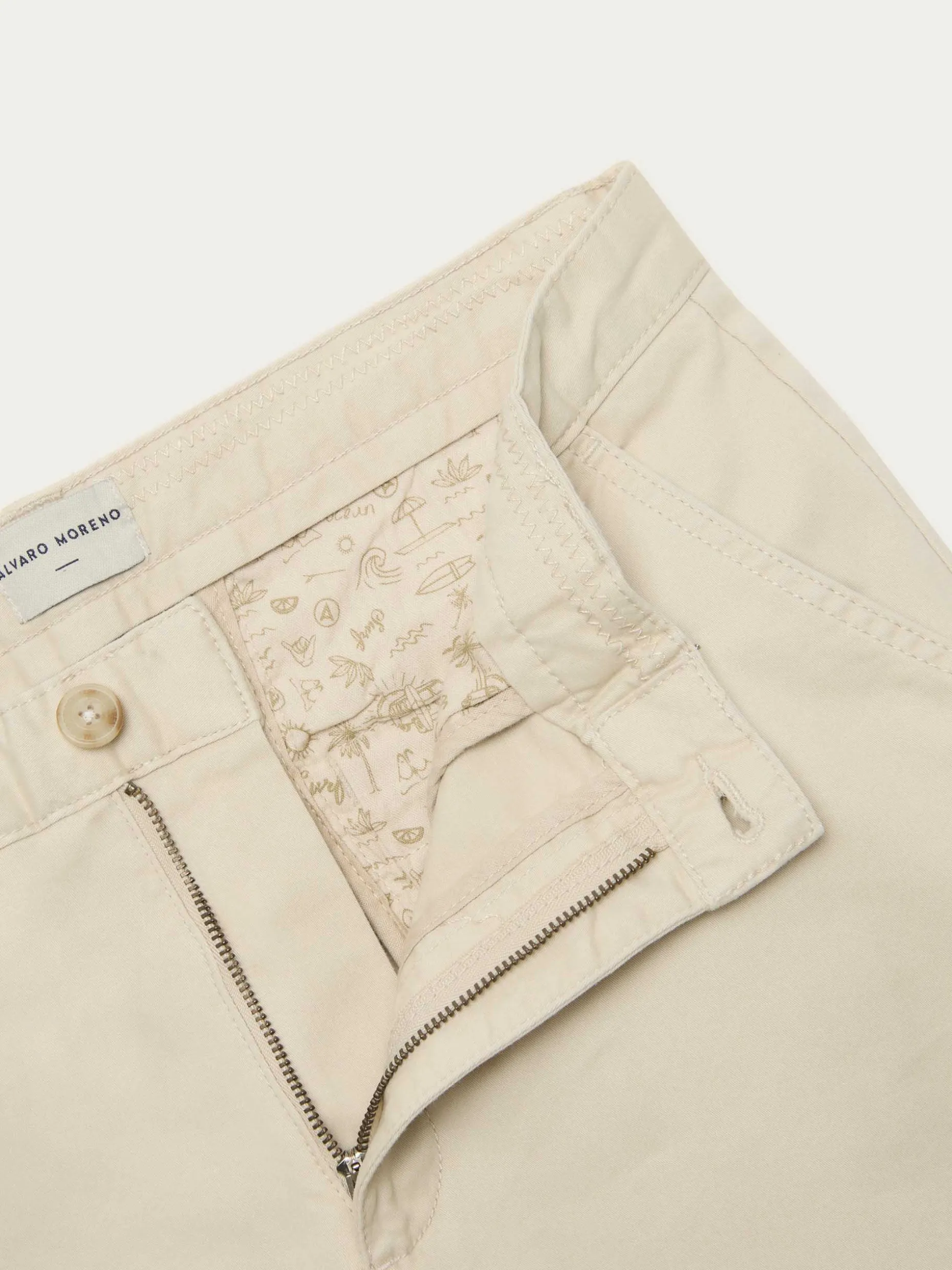 Pantaloni Casual Uomo in Tweed Elasticizzato con Taschi Praticali - Stile Moderno Alvaro Moreno