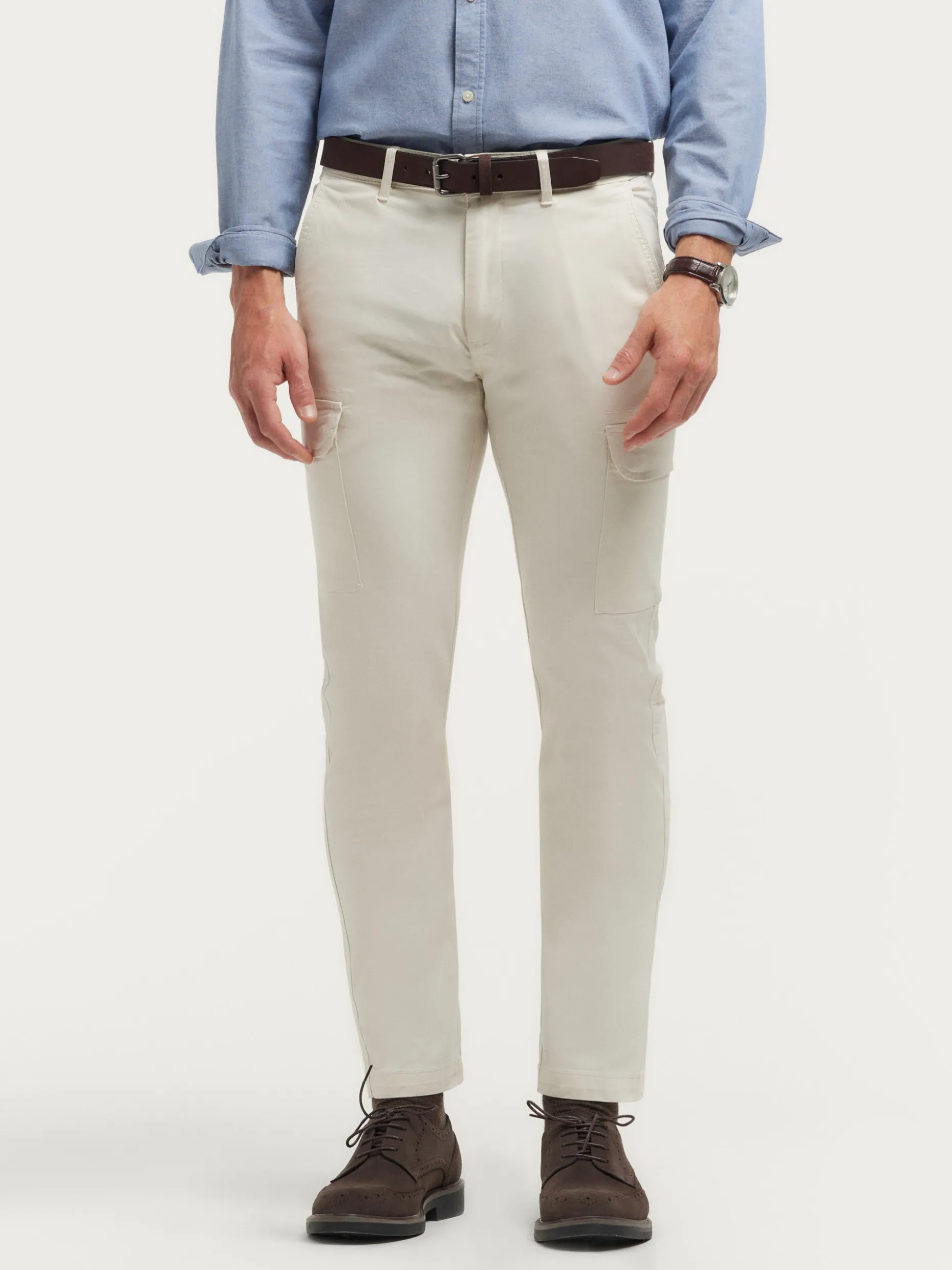 Pantaloni Casual Deserto – Tessuto Leggero e Confortevole, Stile Alvaro Moreno