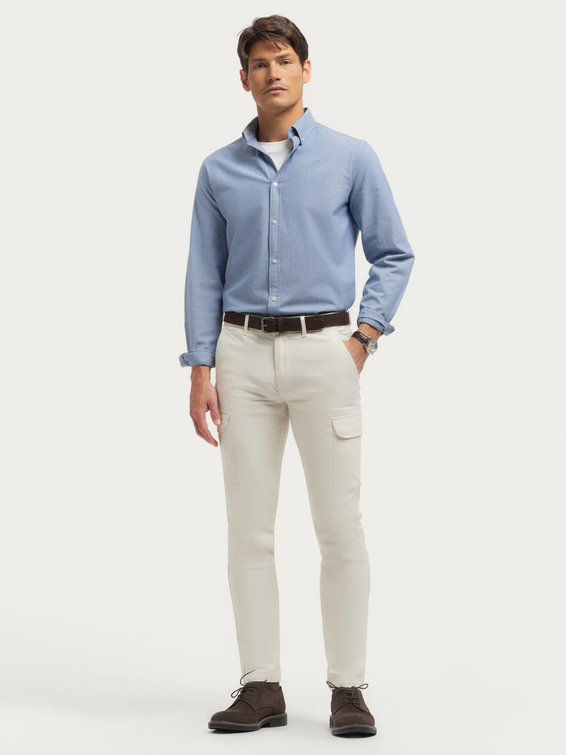 Pantaloni Casual Deserto – Tessuto Leggero e Confortevole, Stile Alvaro Moreno