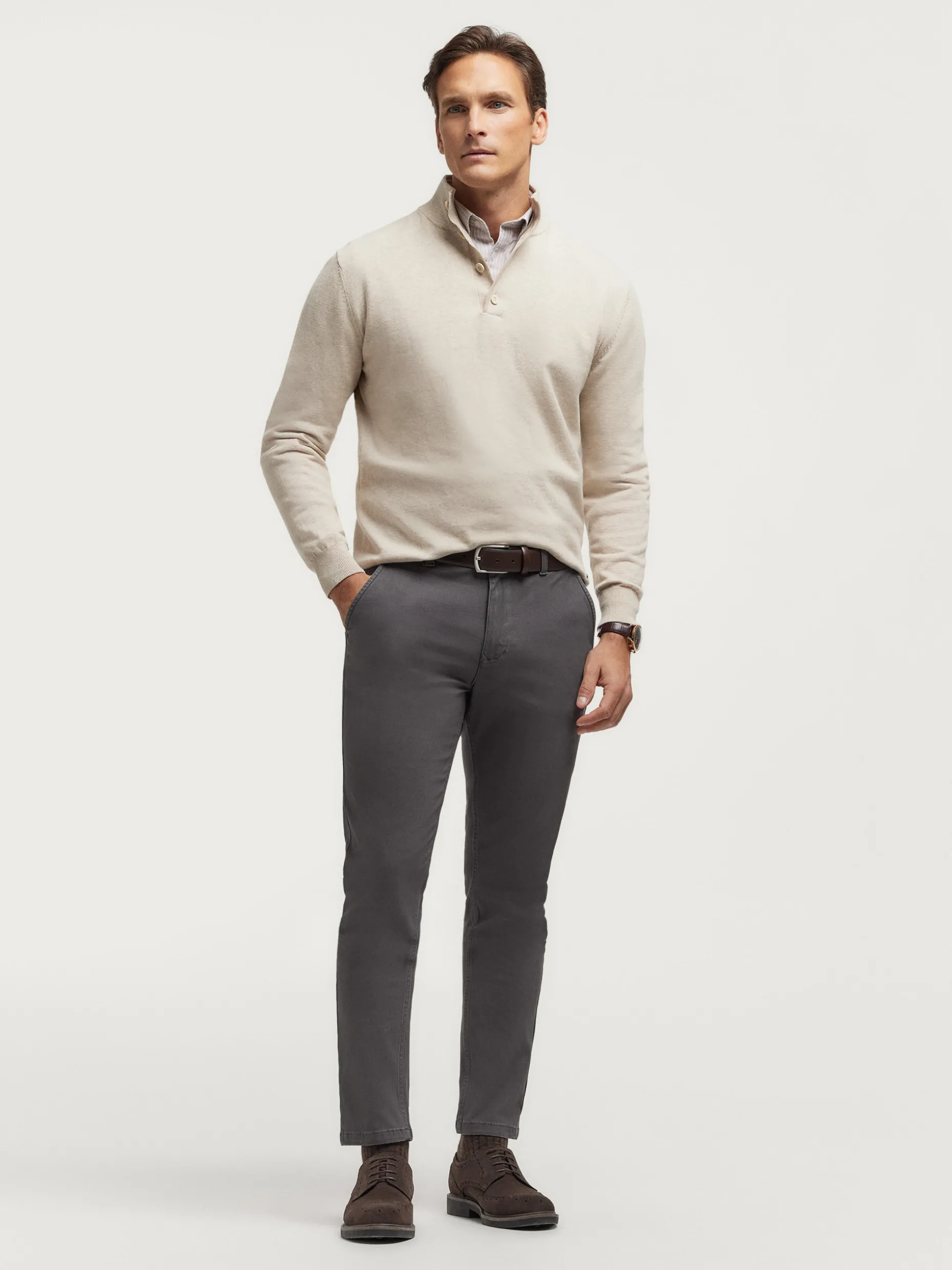 Pantaloni Vintage Stile Elvis Uomo - Confortevoli con Taschini Laterali | Collezione Esclusiva di Alvaro Moreno