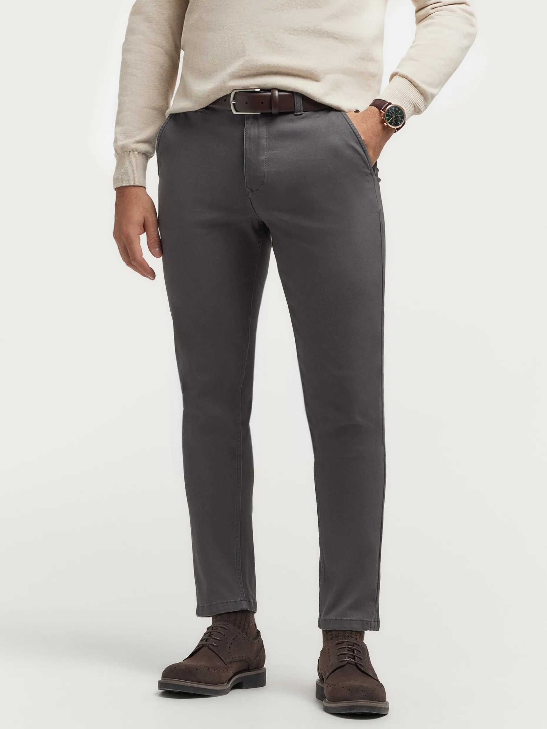 Pantaloni Vintage Stile Elvis Uomo - Confortevoli con Taschini Laterali | Collezione Esclusiva di Alvaro Moreno
