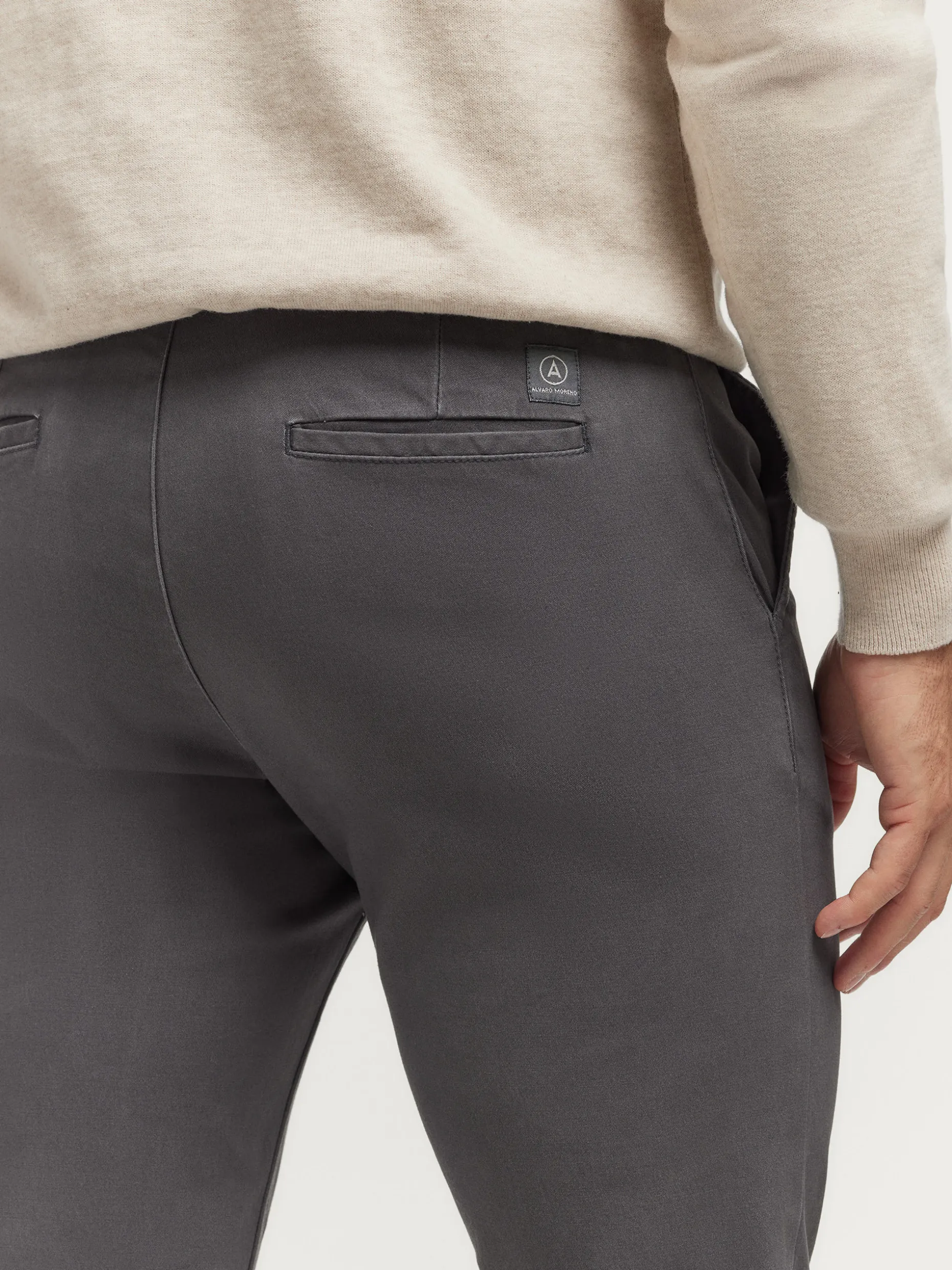 Pantaloni Vintage Stile Elvis Uomo - Confortevoli con Taschini Laterali | Collezione Esclusiva di Alvaro Moreno