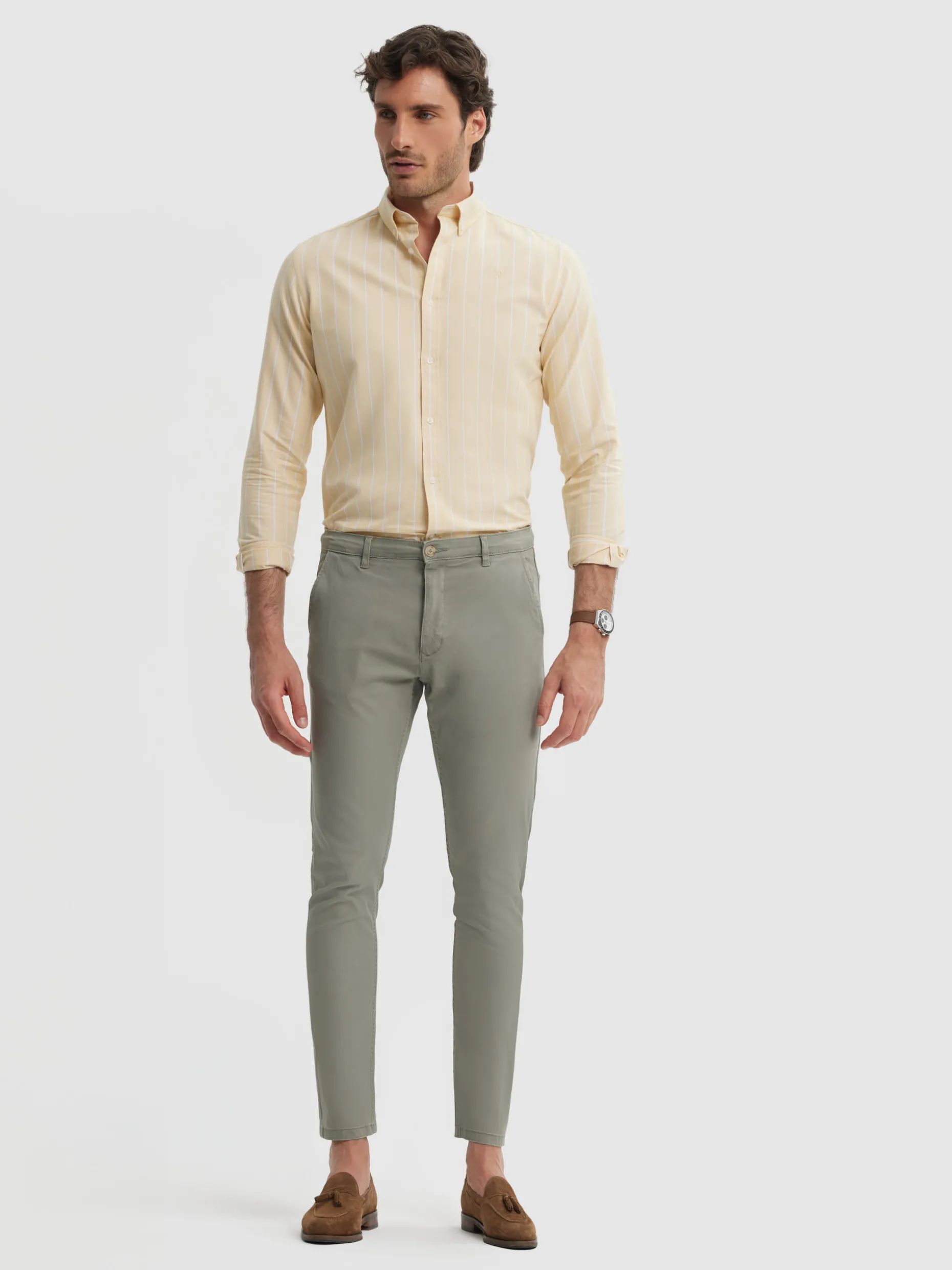Pantaloni Uomo Elvis Classici in Tessuto Premium - Stile Retrò con Taglio Moderno | Collezione Alvaro Moreno a Prezzi Competitivi