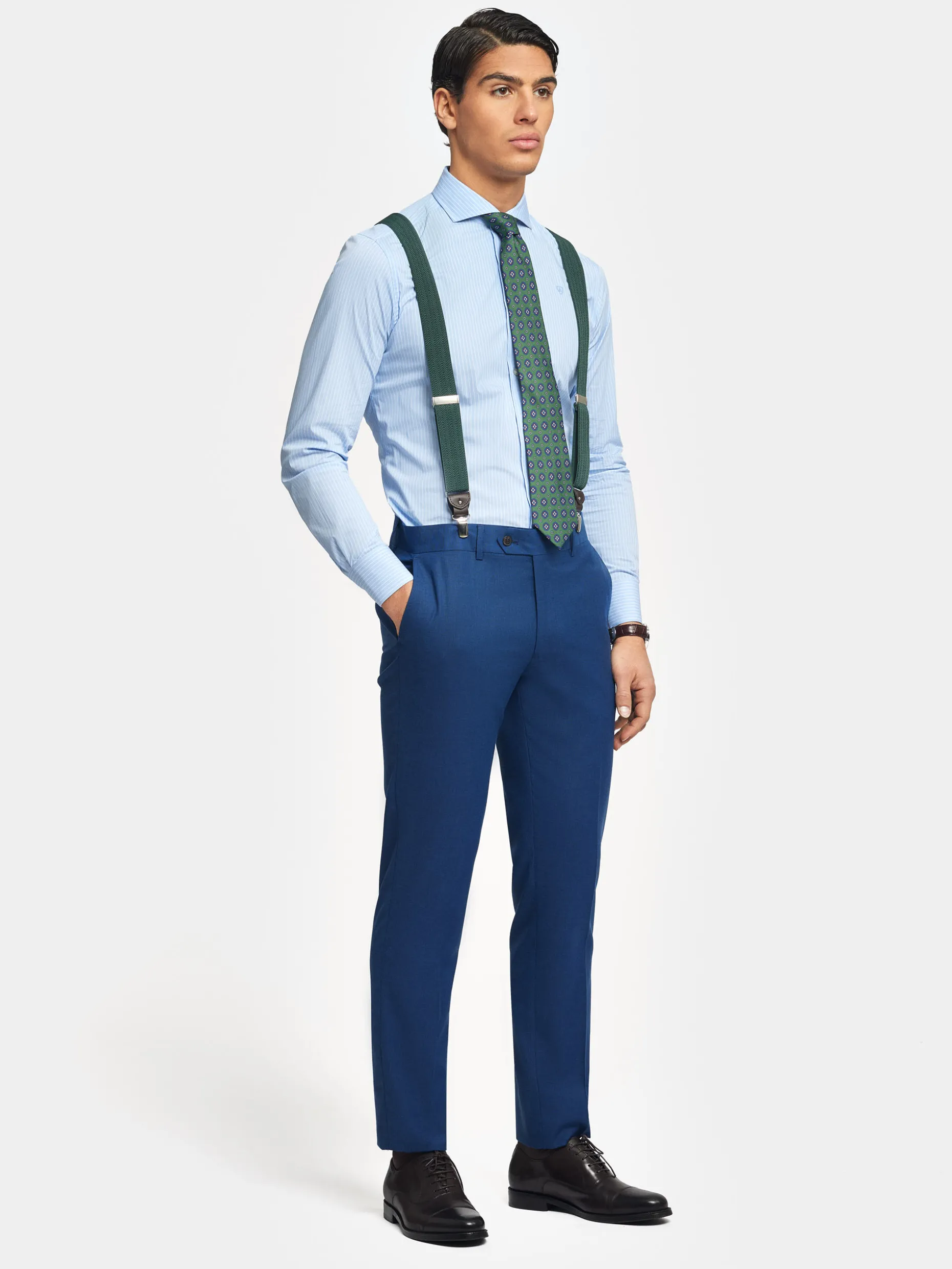 Pantaloni Eleganti in Trama Filo a Filo - Confezionati a Mano con Tessuto Pregiato | Collezione Esclusiva da Alvaro Moreno Fashion