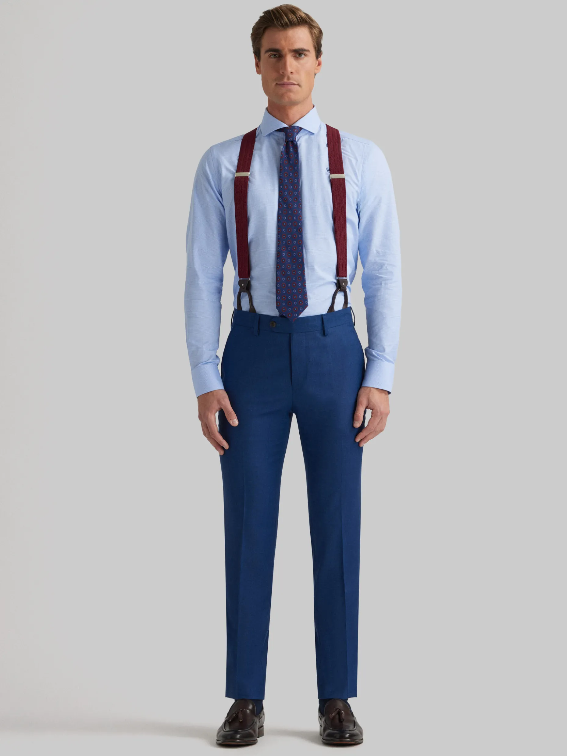 Pantaloni Eleganti in Tessuto Filo a Filo - Collezione Esclusiva Outlet Alvaro Moreno