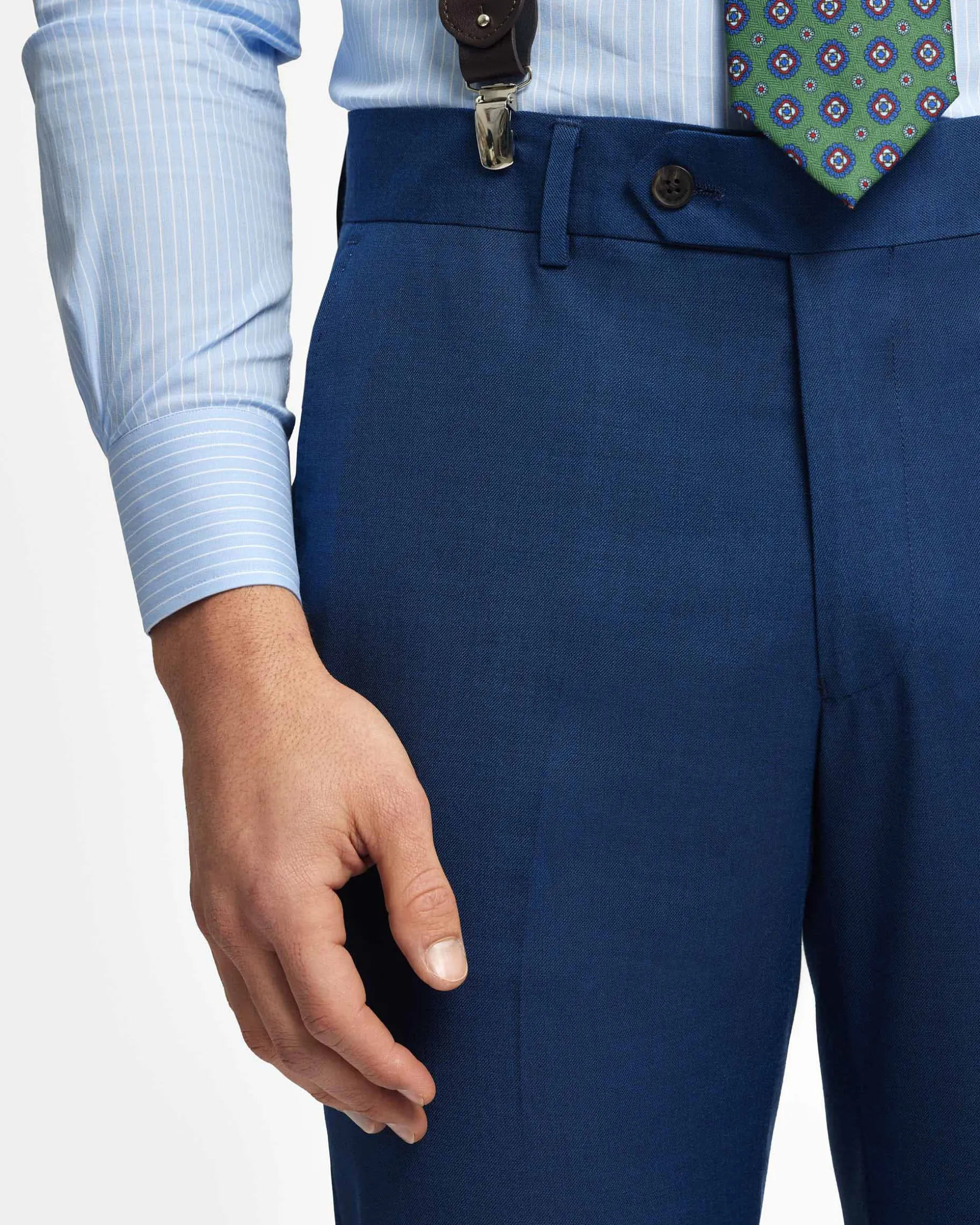 Pantaloni Eleganti in Trama Filo a Filo - Confezionati a Mano con Tessuto Pregiato | Collezione Esclusiva da Alvaro Moreno Fashion
